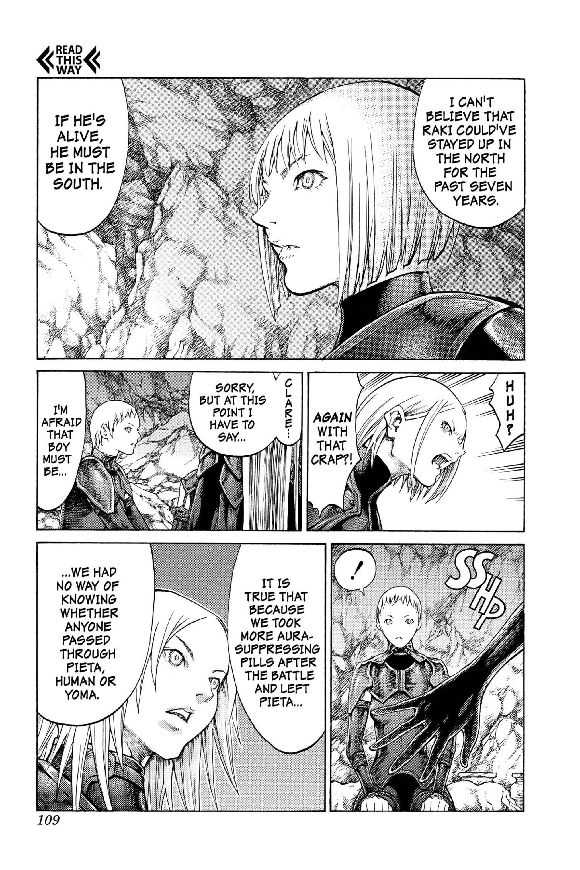 Read online Claymore comic -  Issue #12 - 100