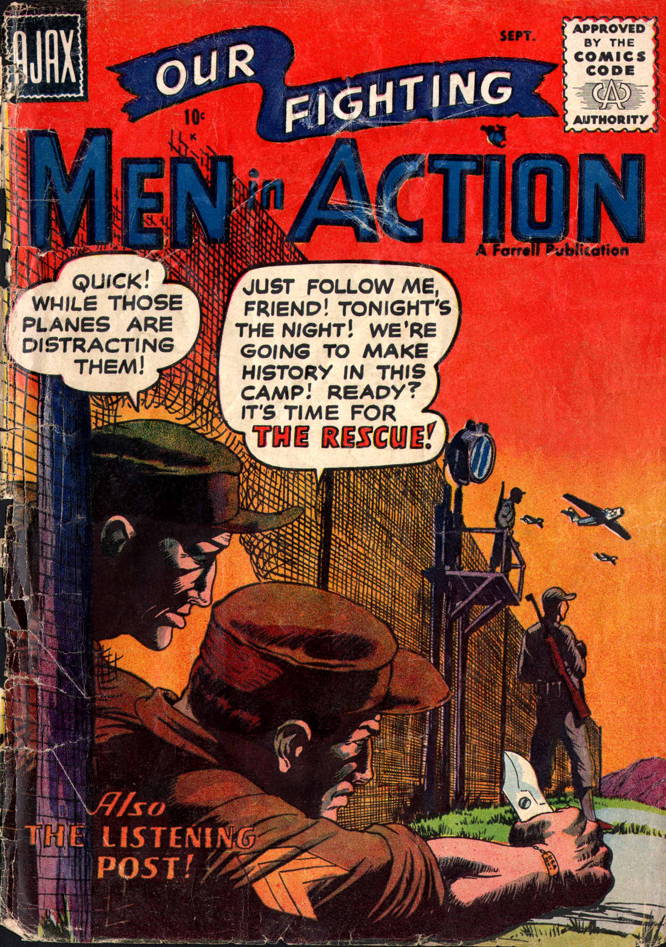 Read online Men in Action (1957) comic -  Issue #3 - 1