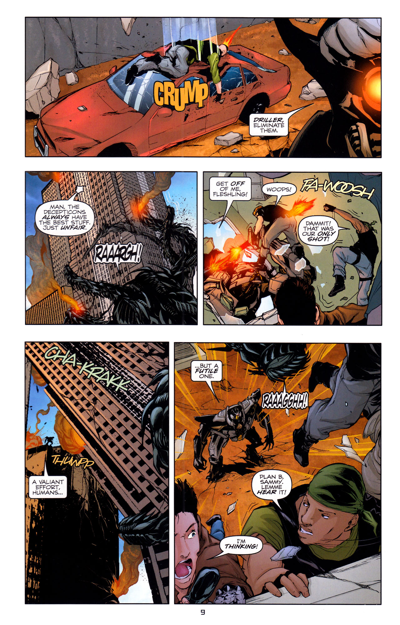 Read online Transformers: Dark of the Moon Movie Adaptation comic -  Issue #4 - 11