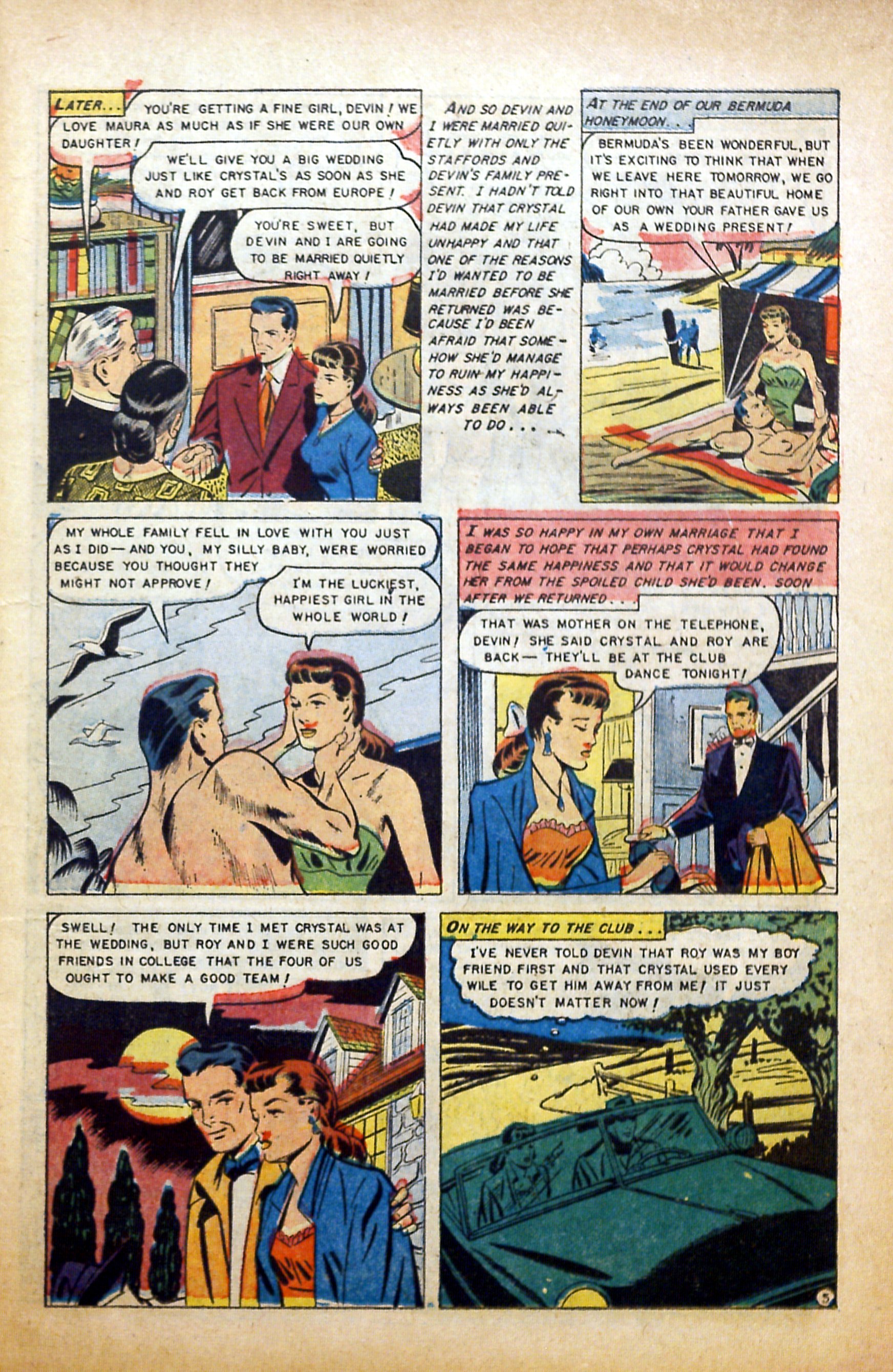 Read online Glamorous Romances comic -  Issue #82 - 23