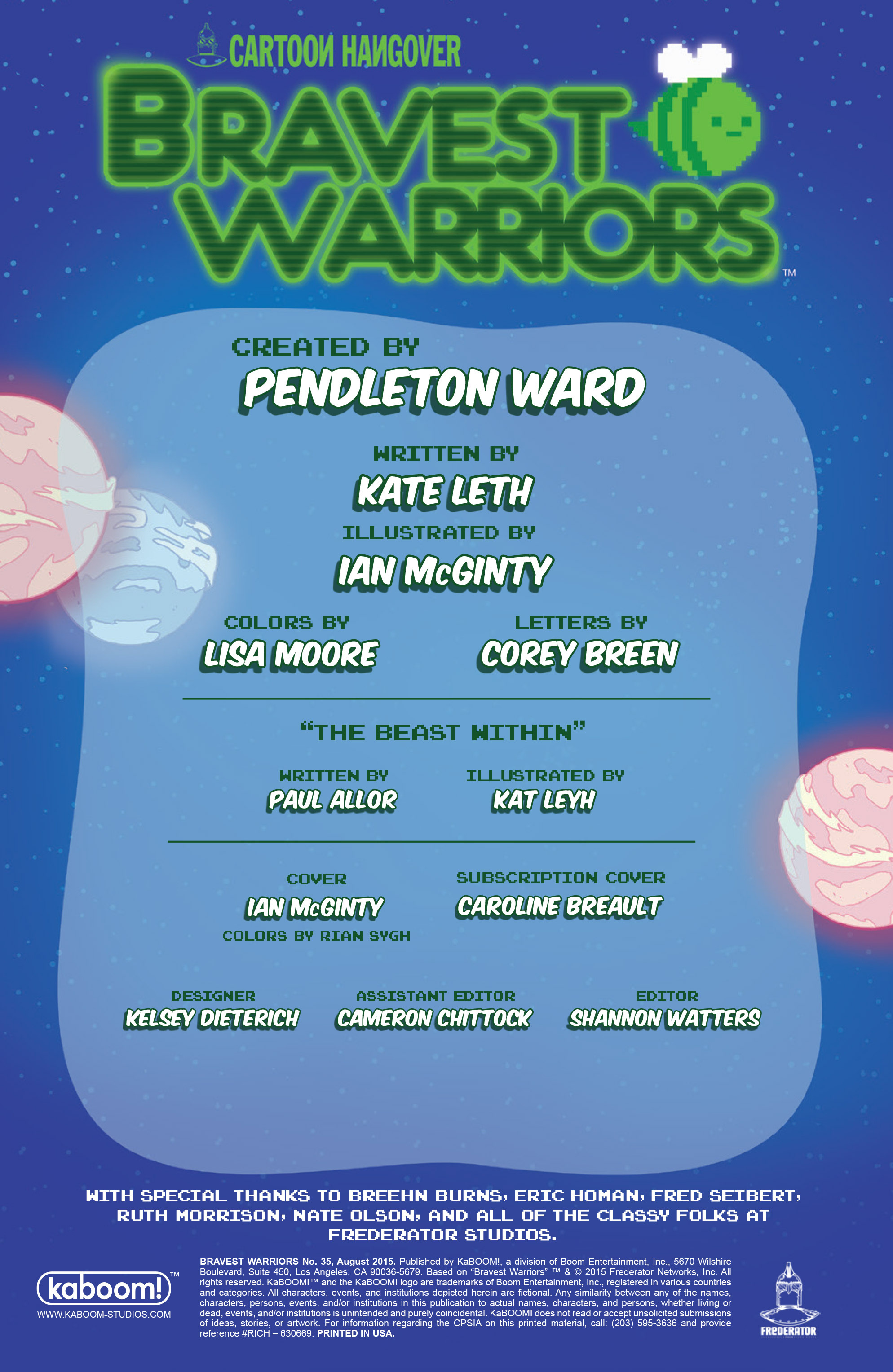 Read online Bravest Warriors comic -  Issue #35 - 3