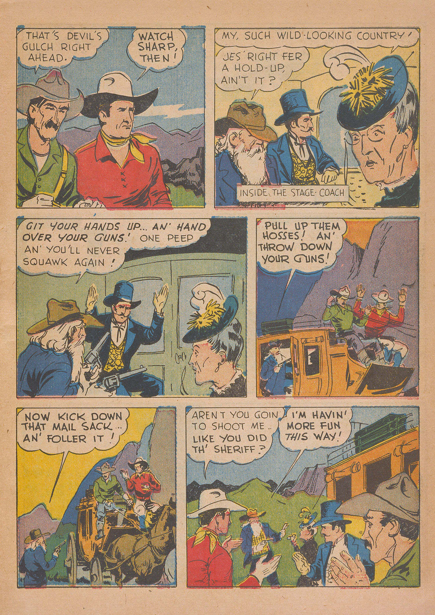 Read online Gene Autry Comics comic -  Issue #10 - 21