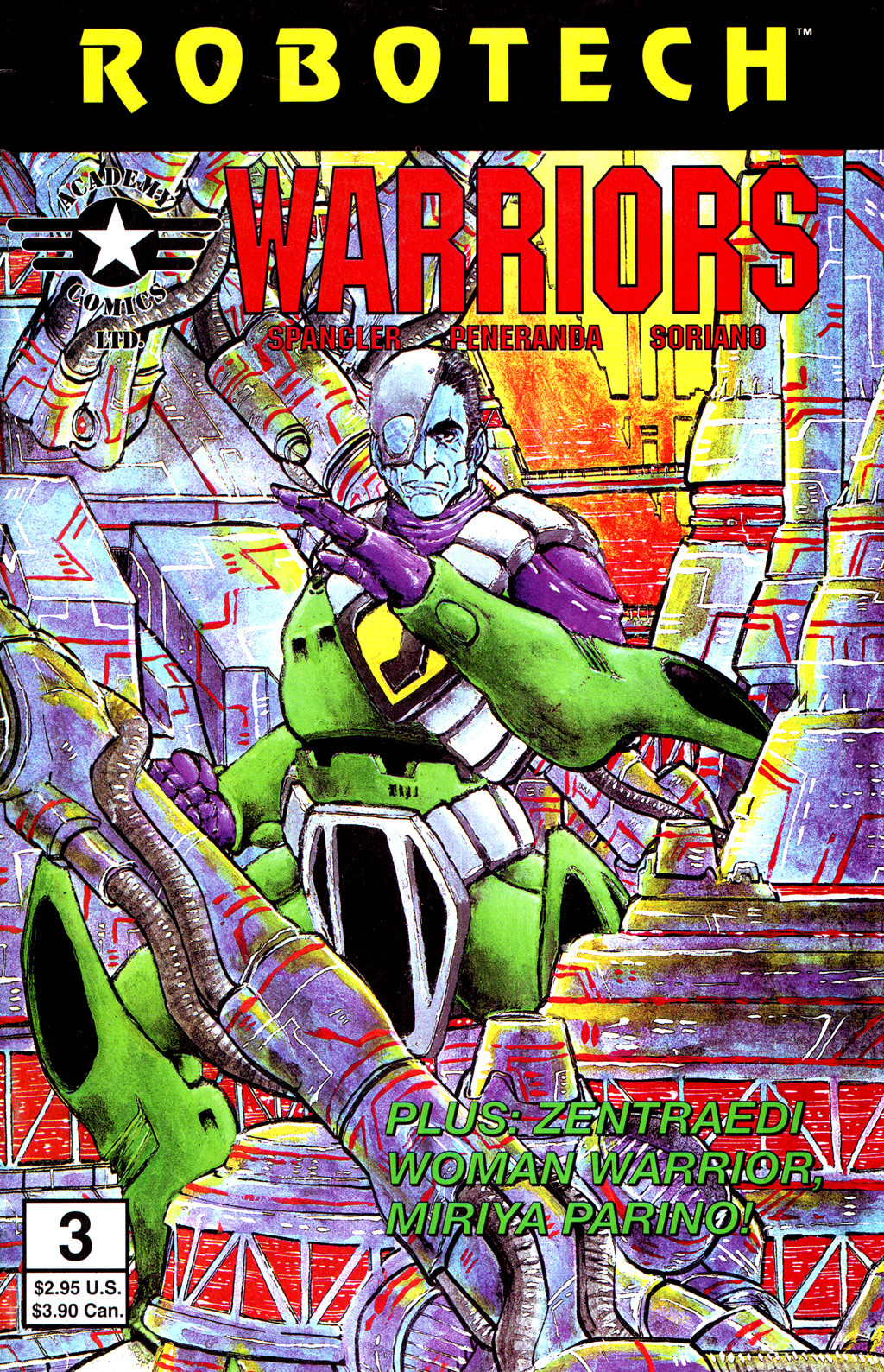Read online Robotech: Warriors comic -  Issue #3 - 1