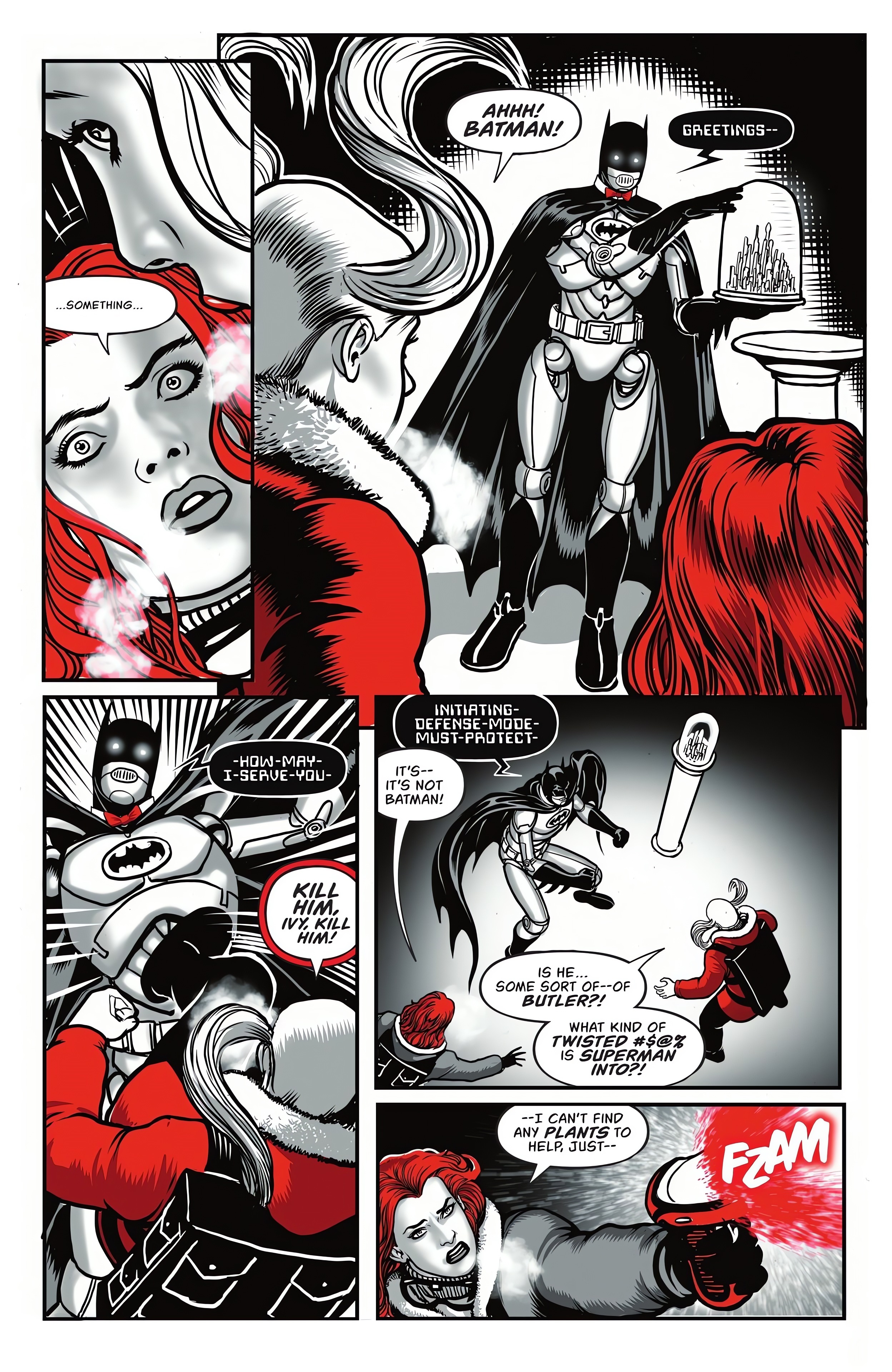 Read online Harley Quinn: Black   White   Redder comic -  Issue #1 - 10