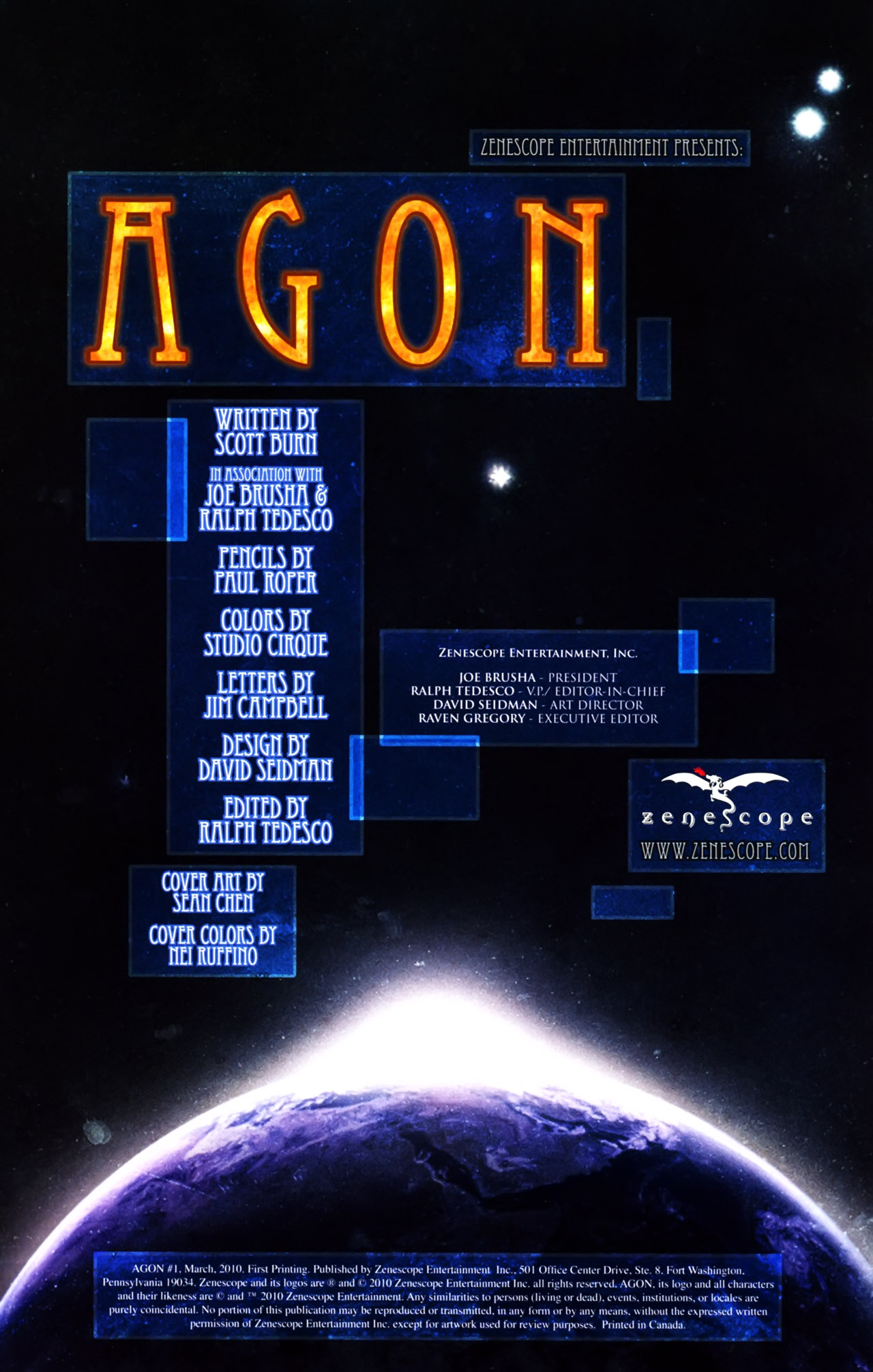 Read online Agon comic -  Issue #1 - 2