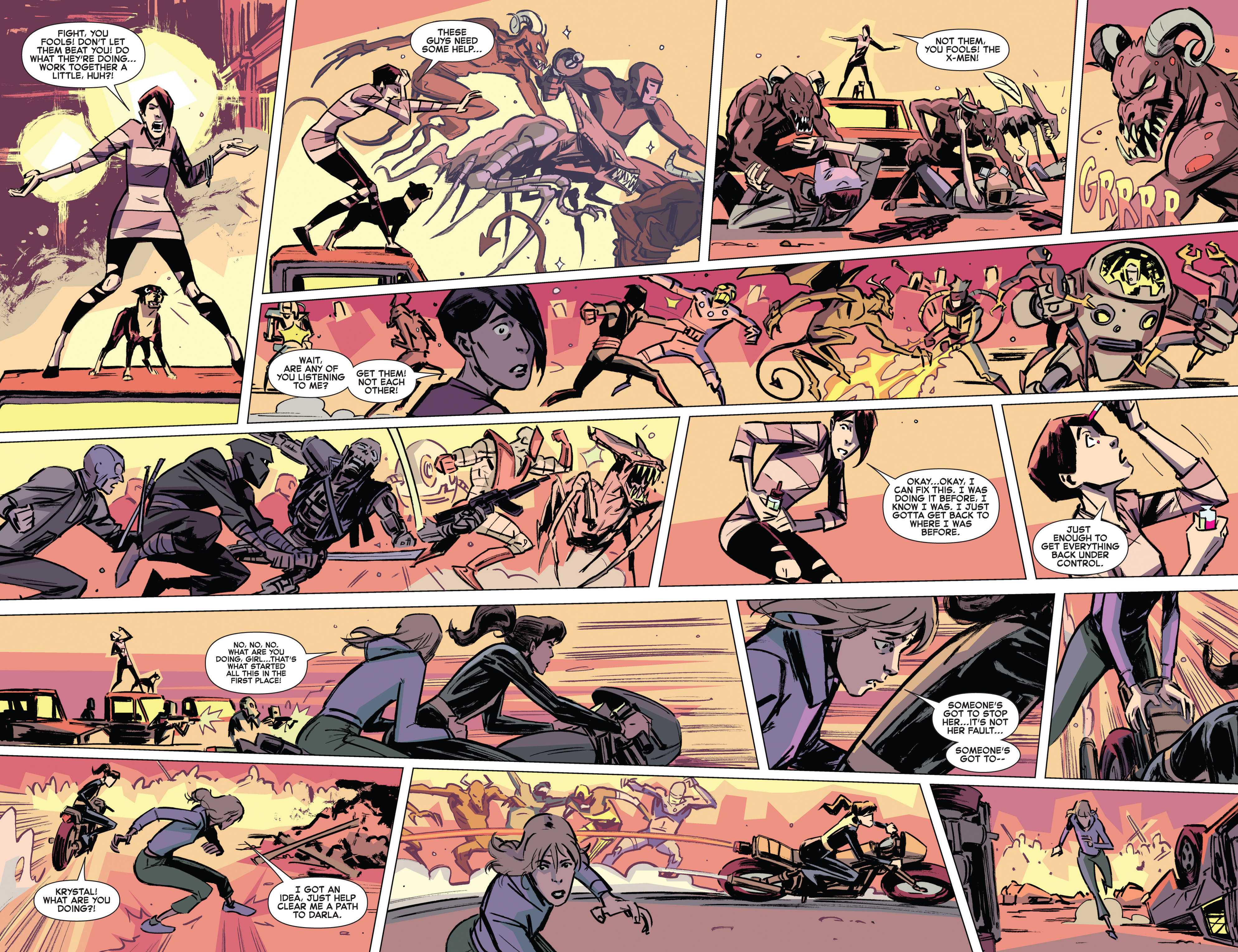 Read online Marvel Knights: X-Men comic -  Issue #5 - 10