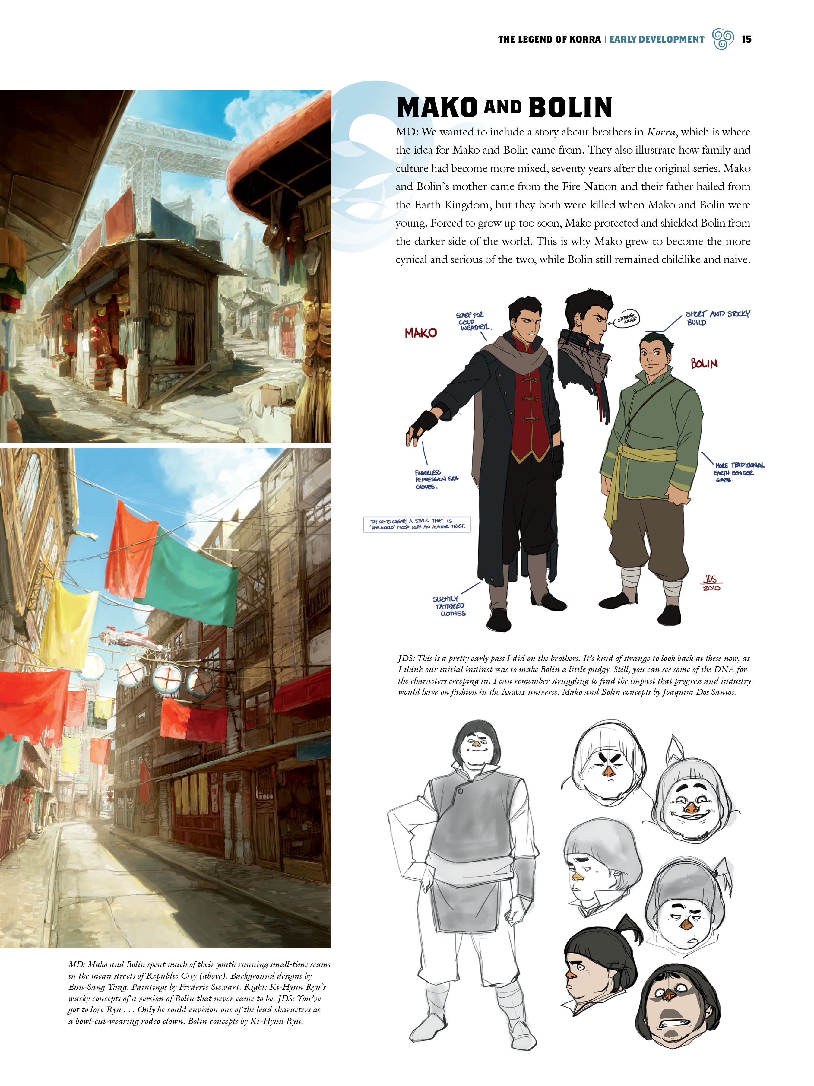 Read online The Legend of Korra: The Art of the Animated Series comic -  Issue # TPB 1 - 16