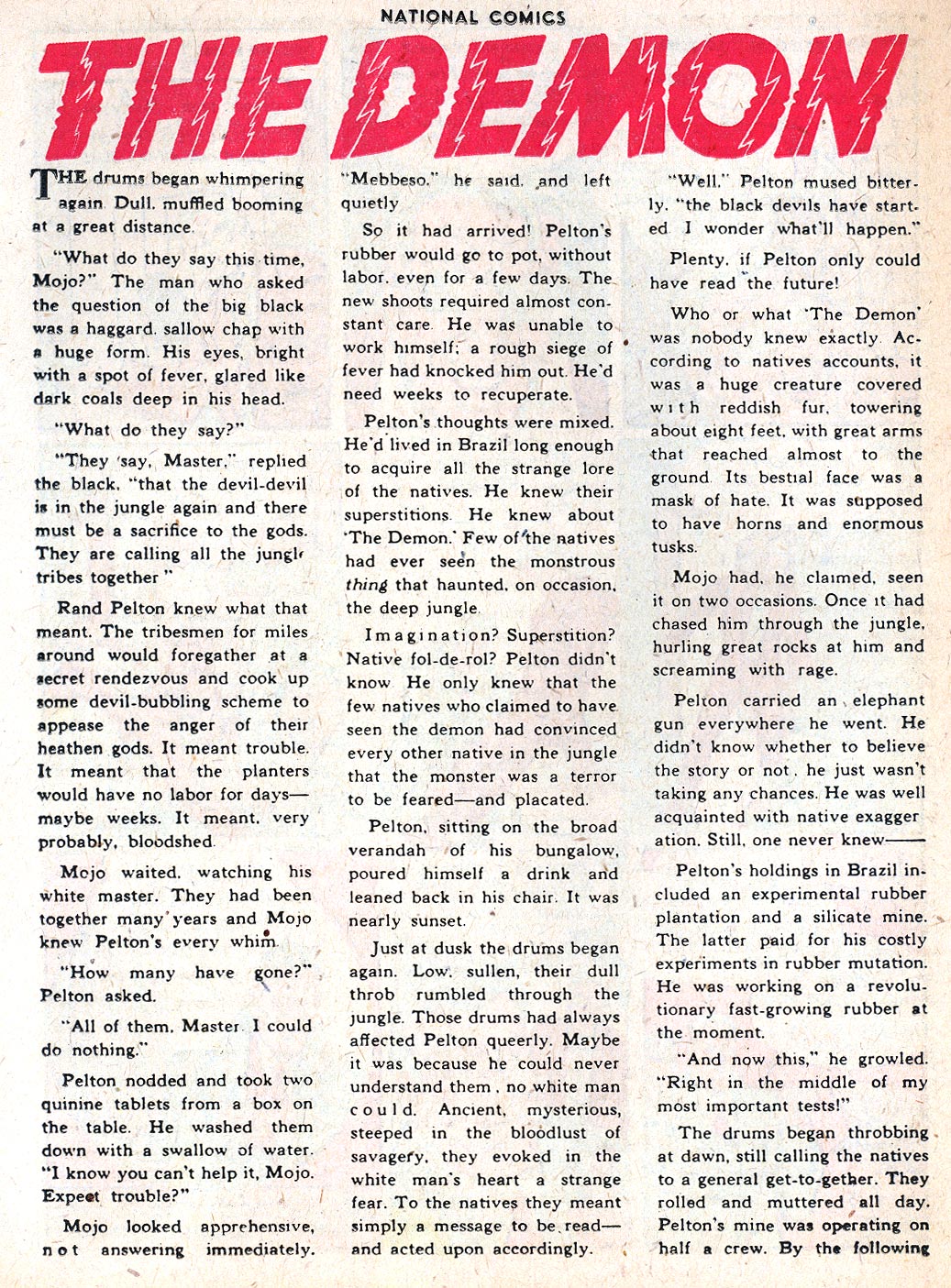 Read online National Comics comic -  Issue #42 - 42