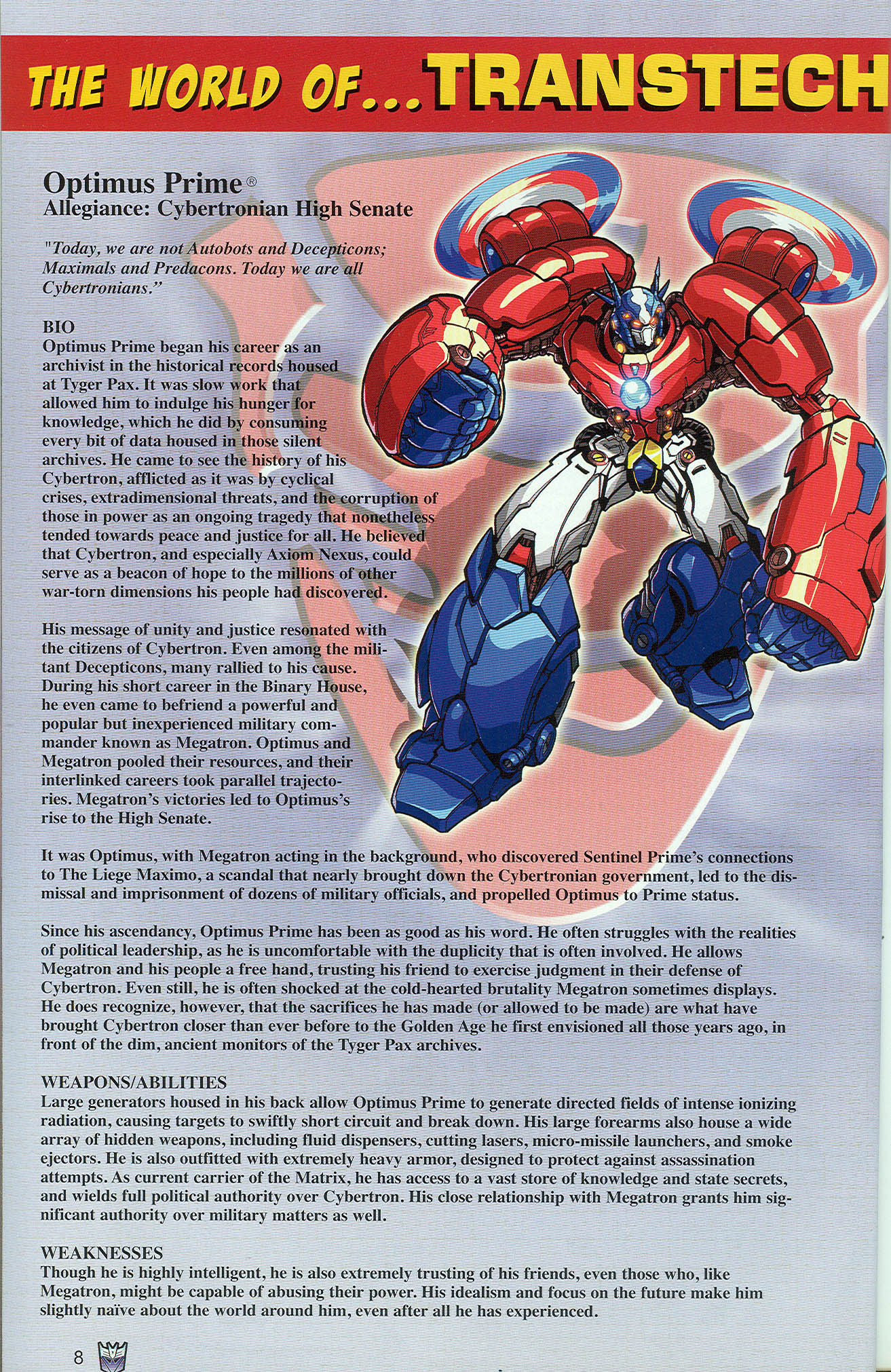 Read online Transformers: Collectors' Club comic -  Issue #24 - 8