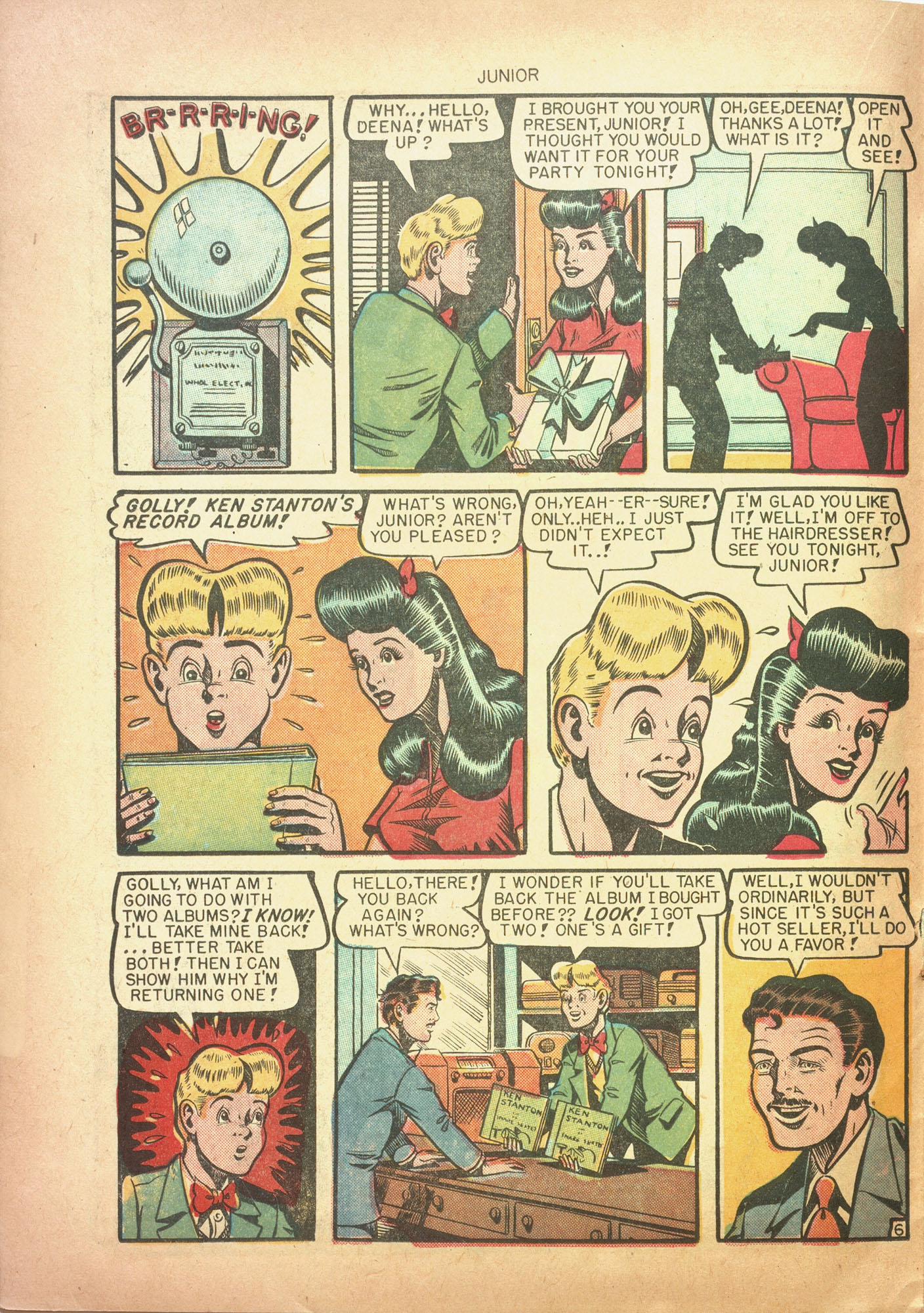 Read online Junior (1947) comic -  Issue #11 - 16