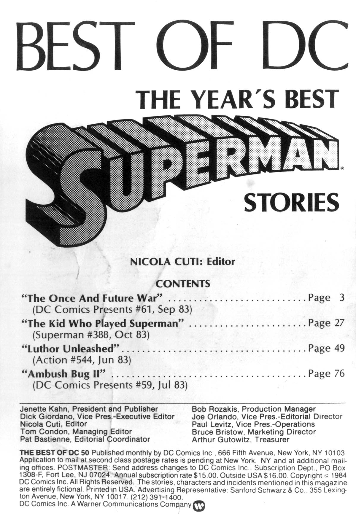 Read online The Best of DC comic -  Issue #50 - 2