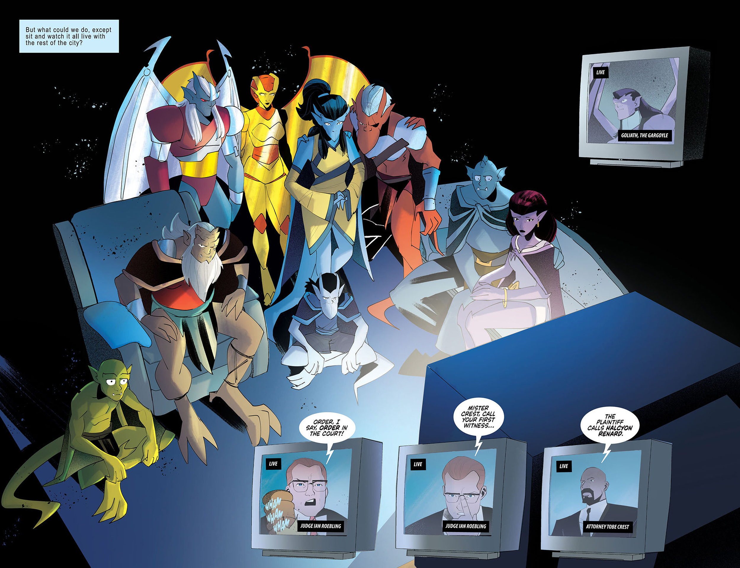Read online Gargoyles (2022) comic -  Issue #9 - 14