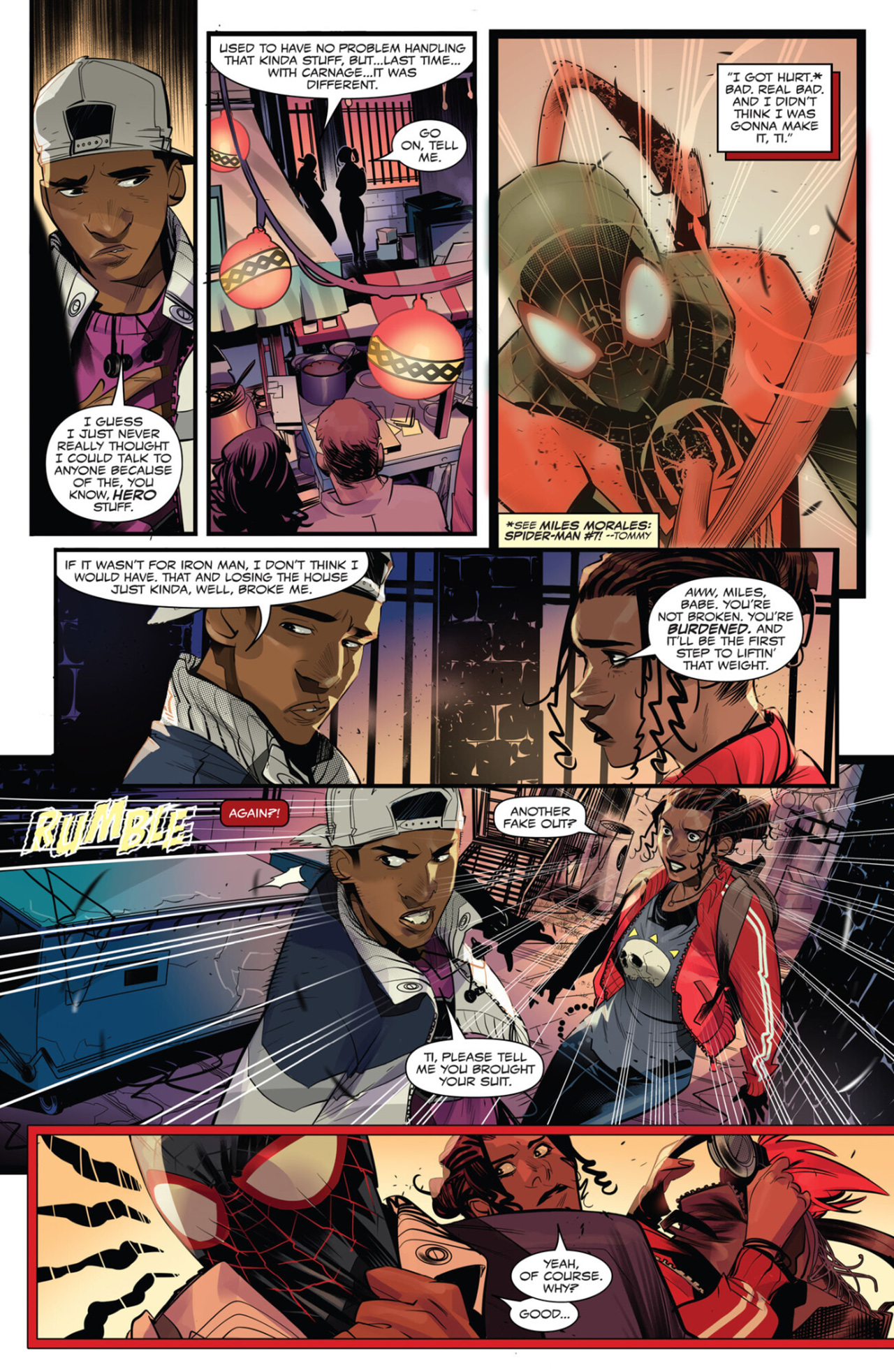 Read online Miles Morales: Spider-Man (2022) comic -  Issue #8 - 12