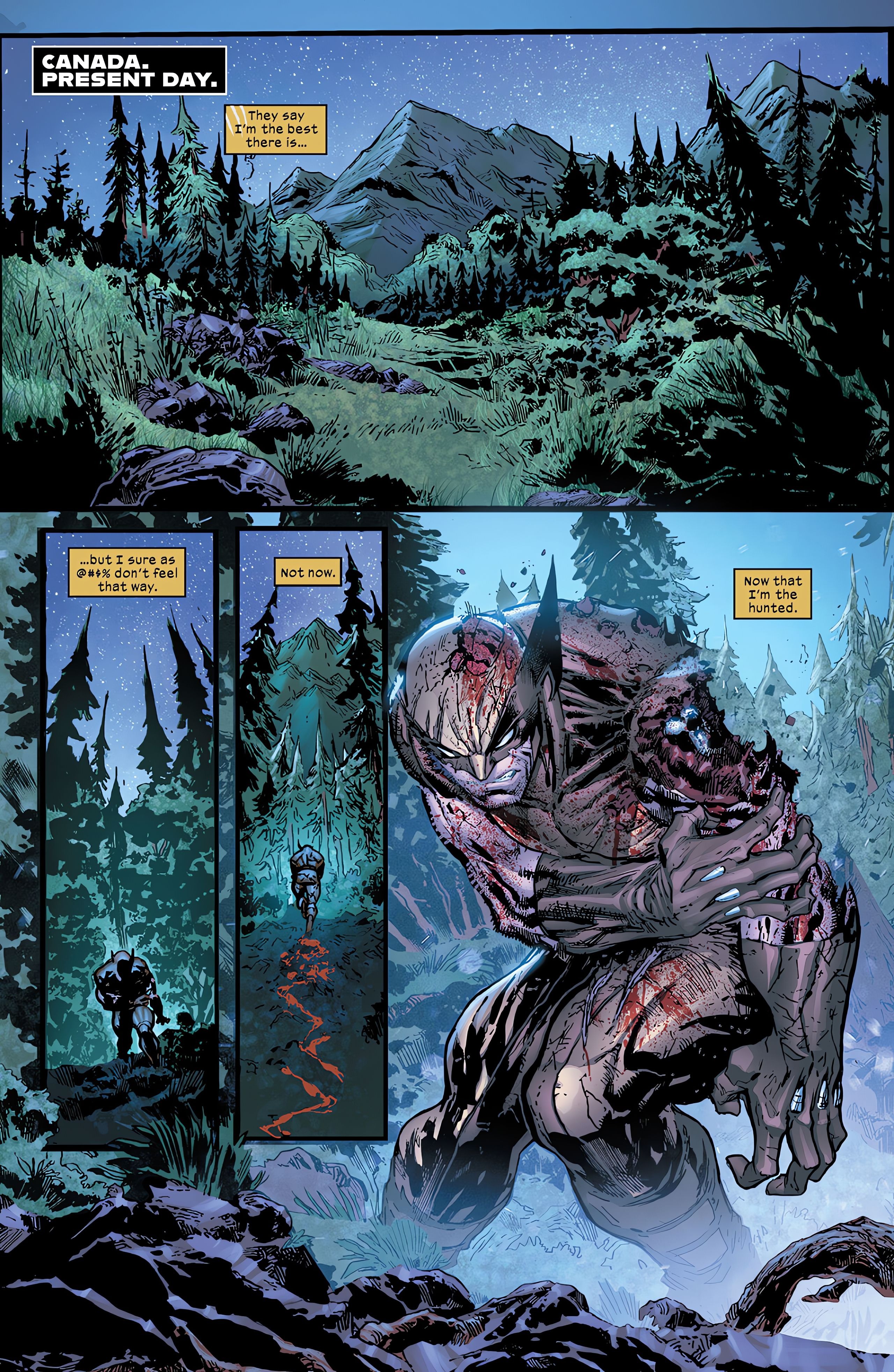 Read online Predator vs. Wolverine comic -  Issue #1 - 2