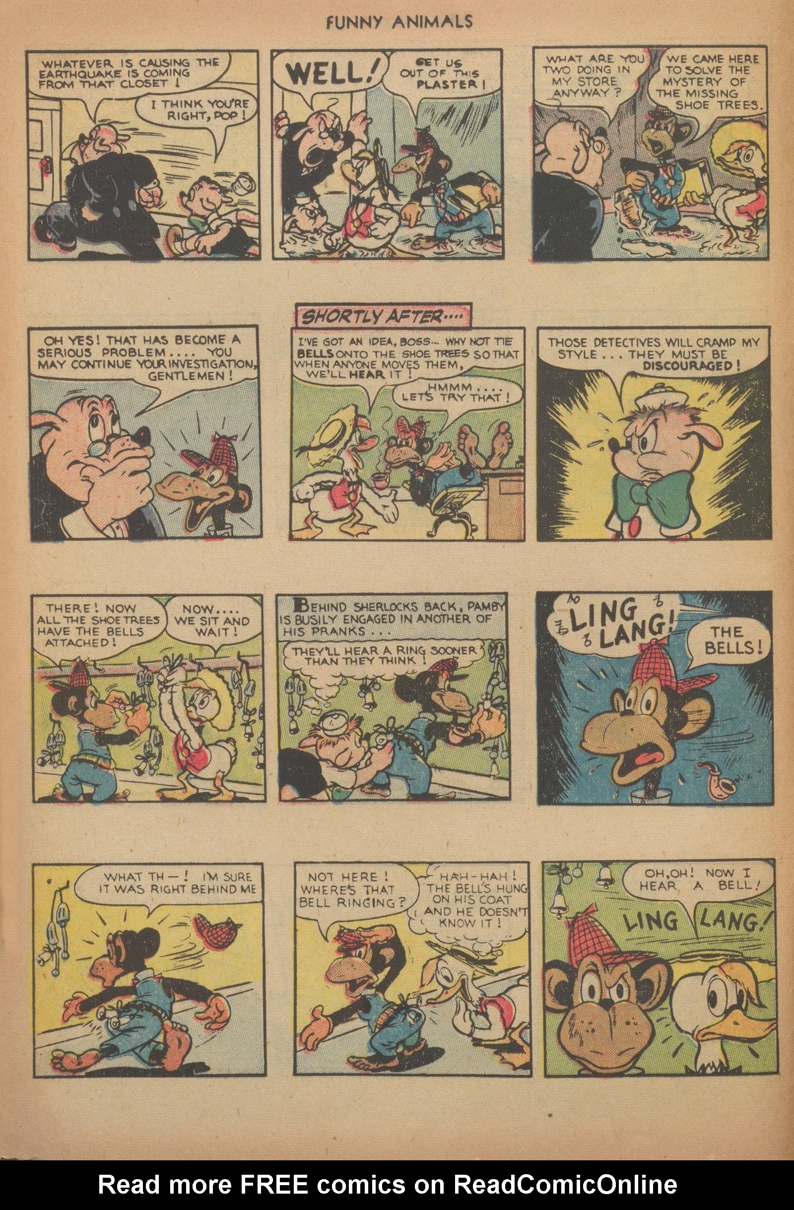 Read online Fawcett's Funny Animals comic -  Issue #64 - 12