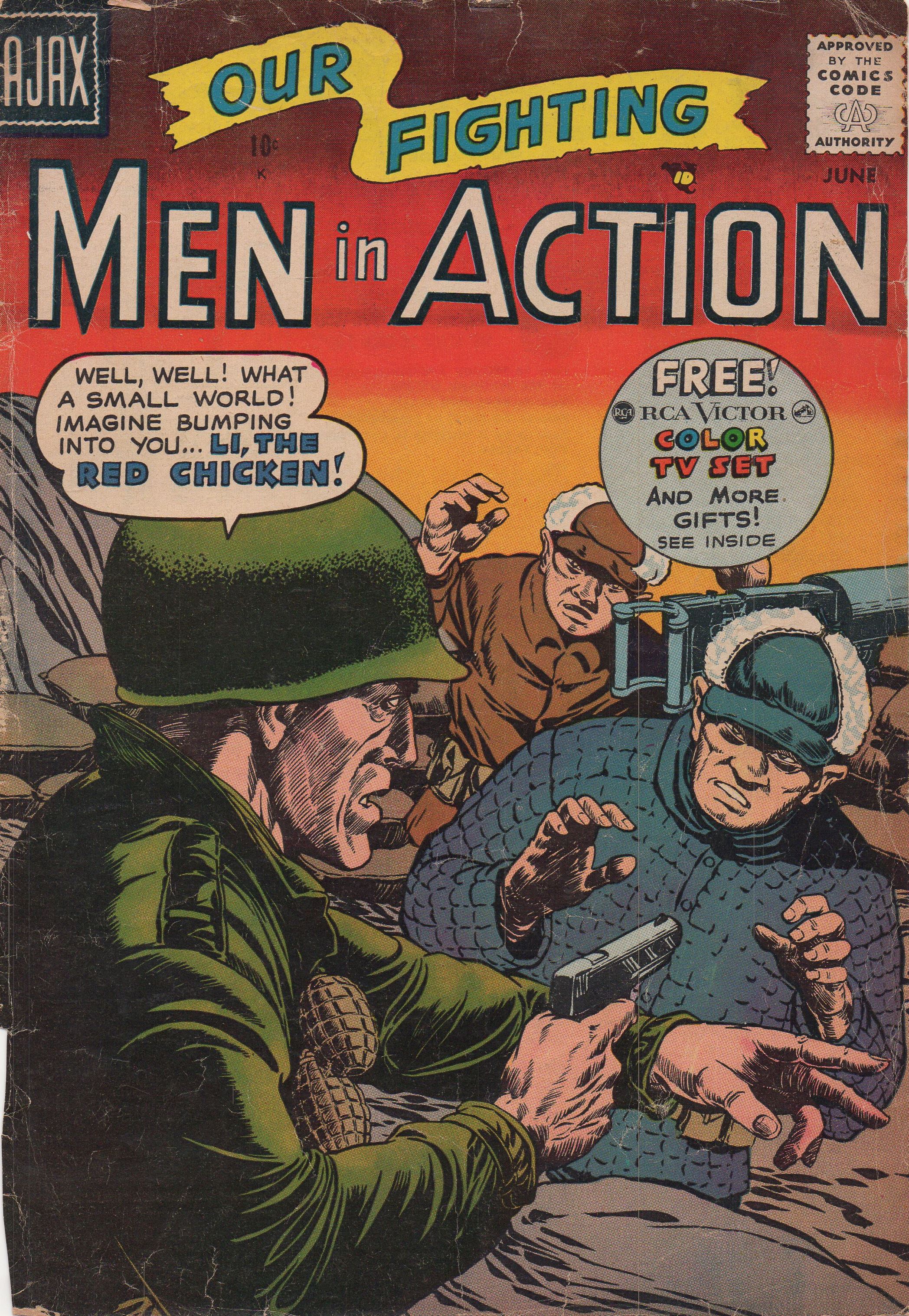 Read online Men in Action (1957) comic -  Issue #6 - 1