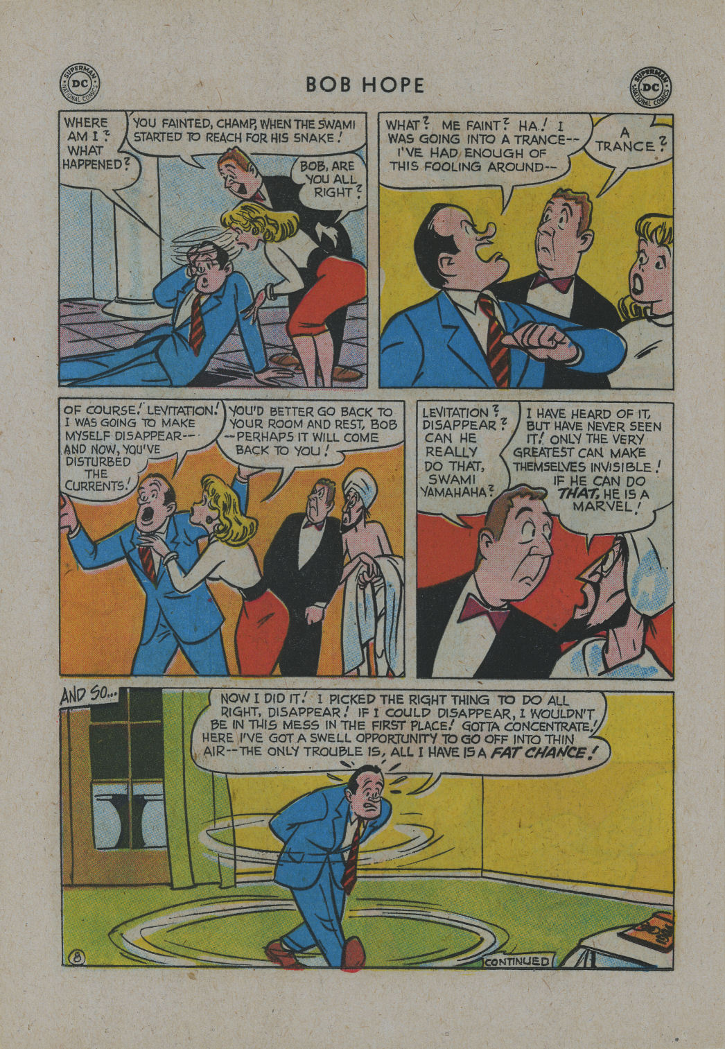 Read online The Adventures of Bob Hope comic -  Issue #52 - 20