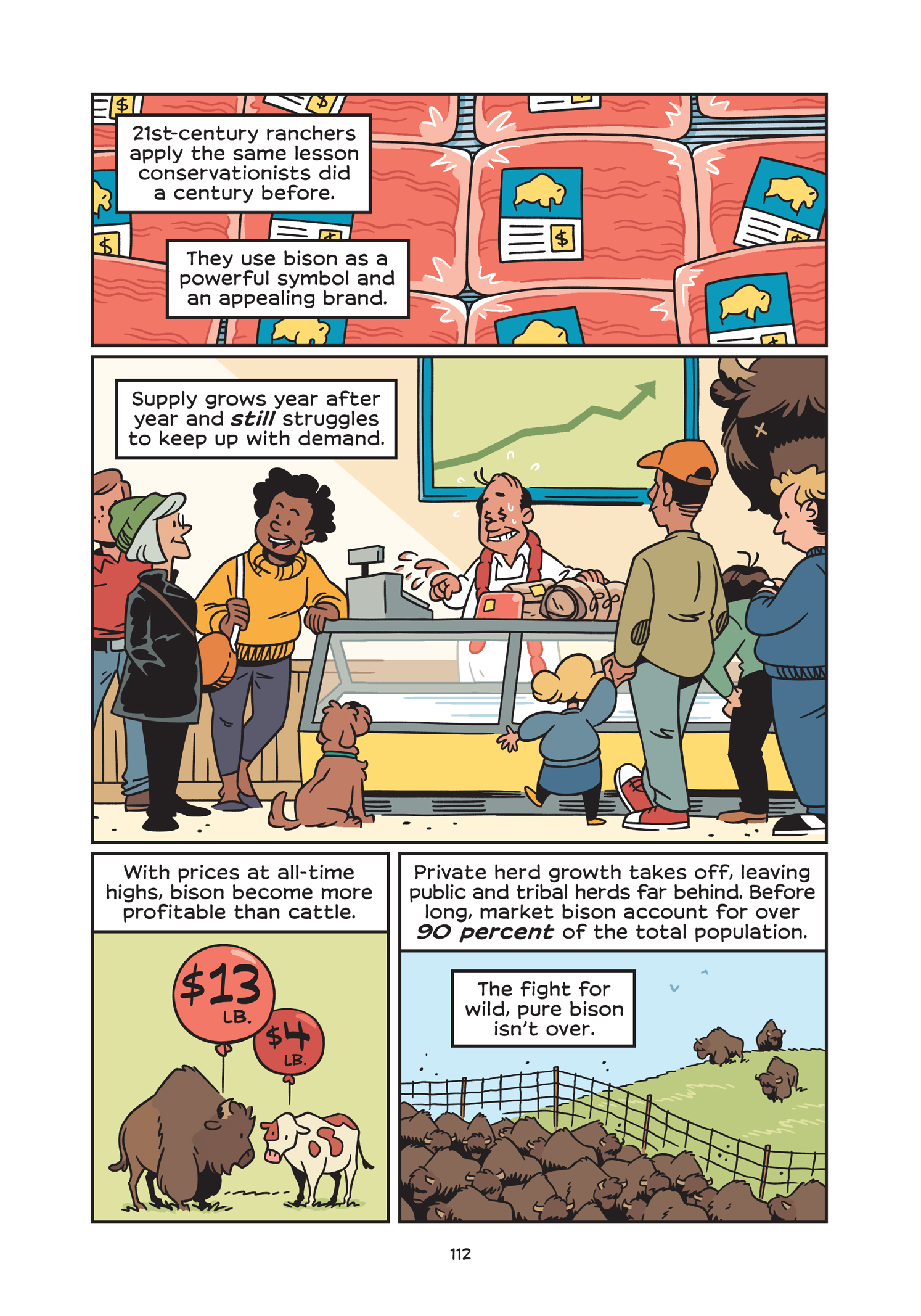 Read online History Comics comic -  Issue # The American Bison - The Buffalos Survival Tale - 118