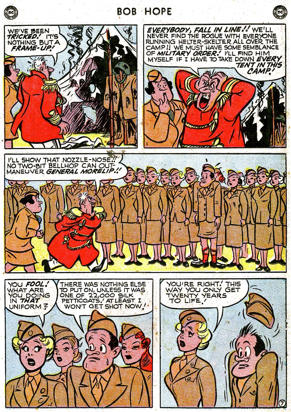Read online The Adventures of Bob Hope comic -  Issue #8 - 21