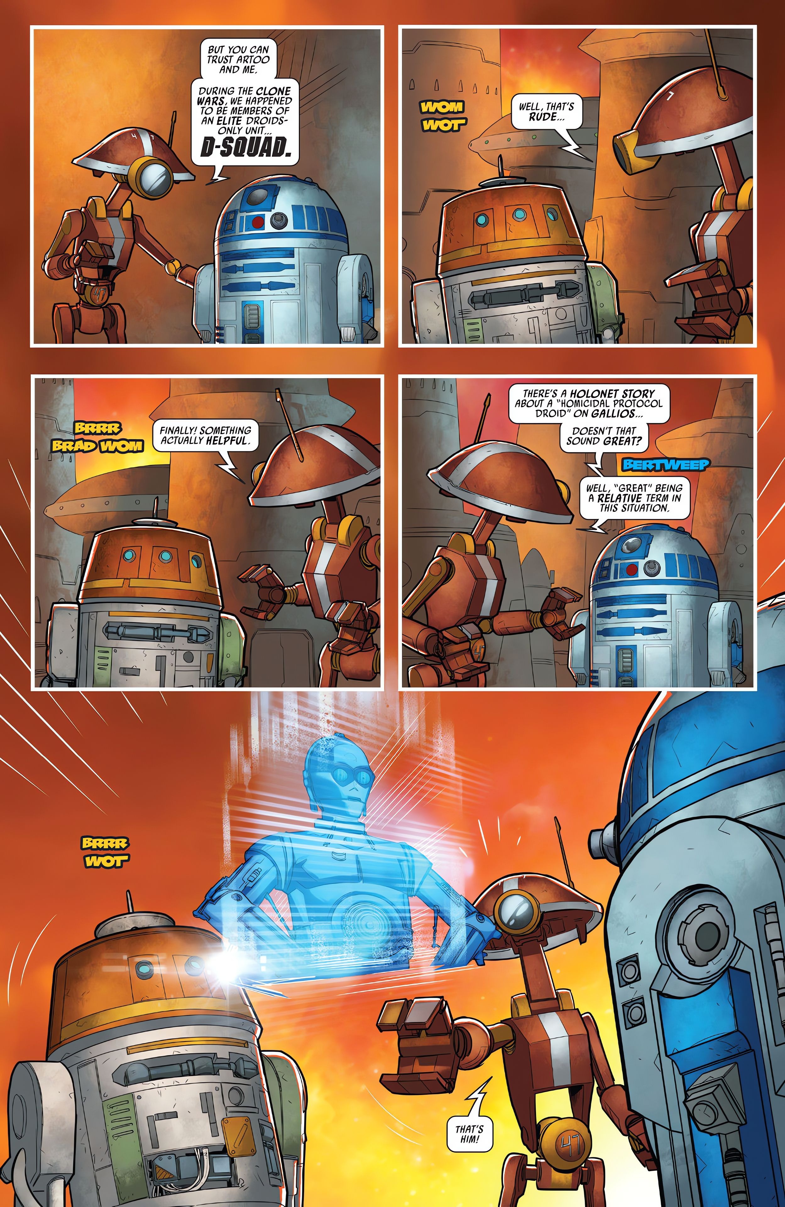 Read online Star Wars: Dark Droids - D-Squad comic -  Issue #1 - 17