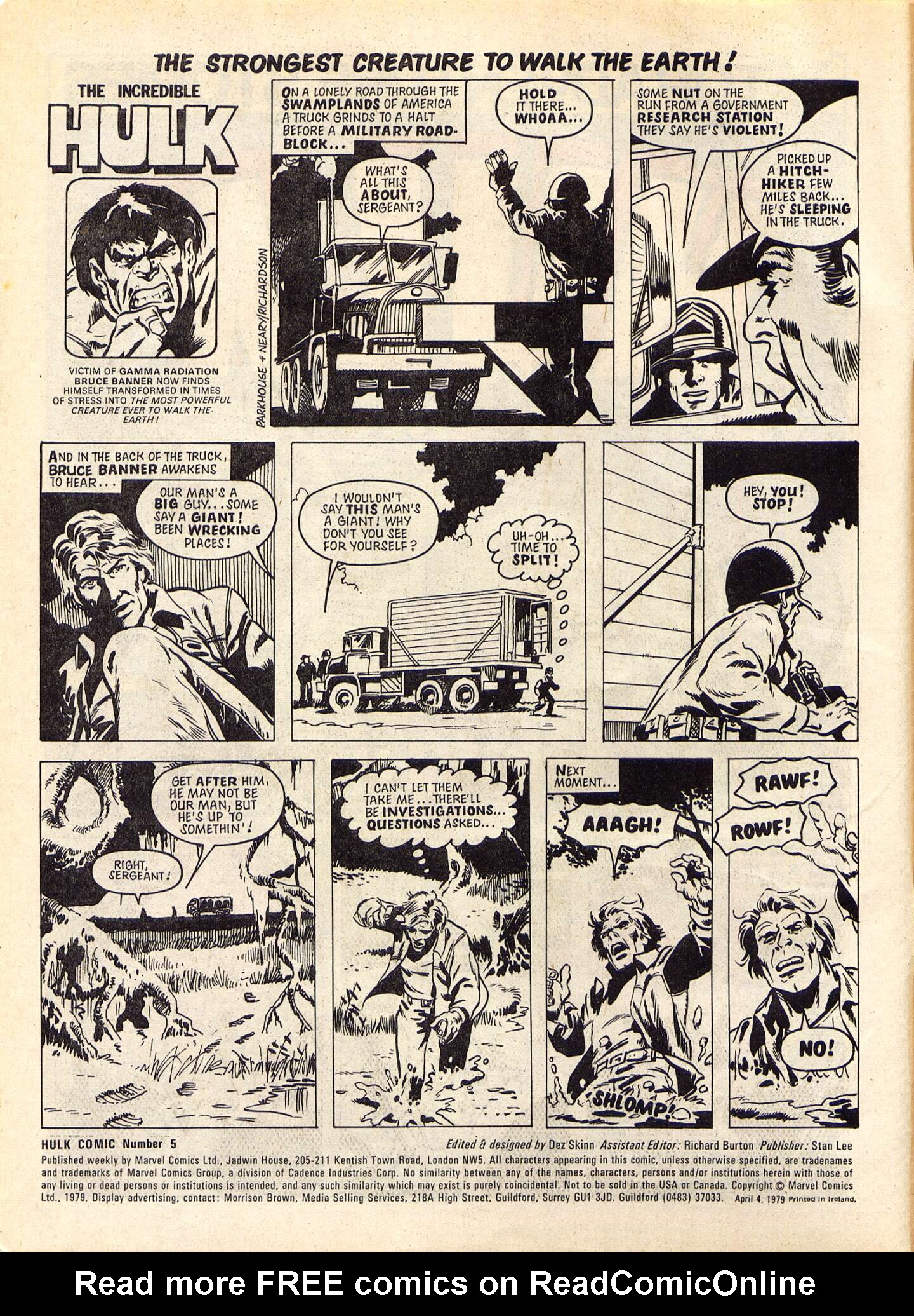 Read online Hulk Comic comic -  Issue #5 - 2