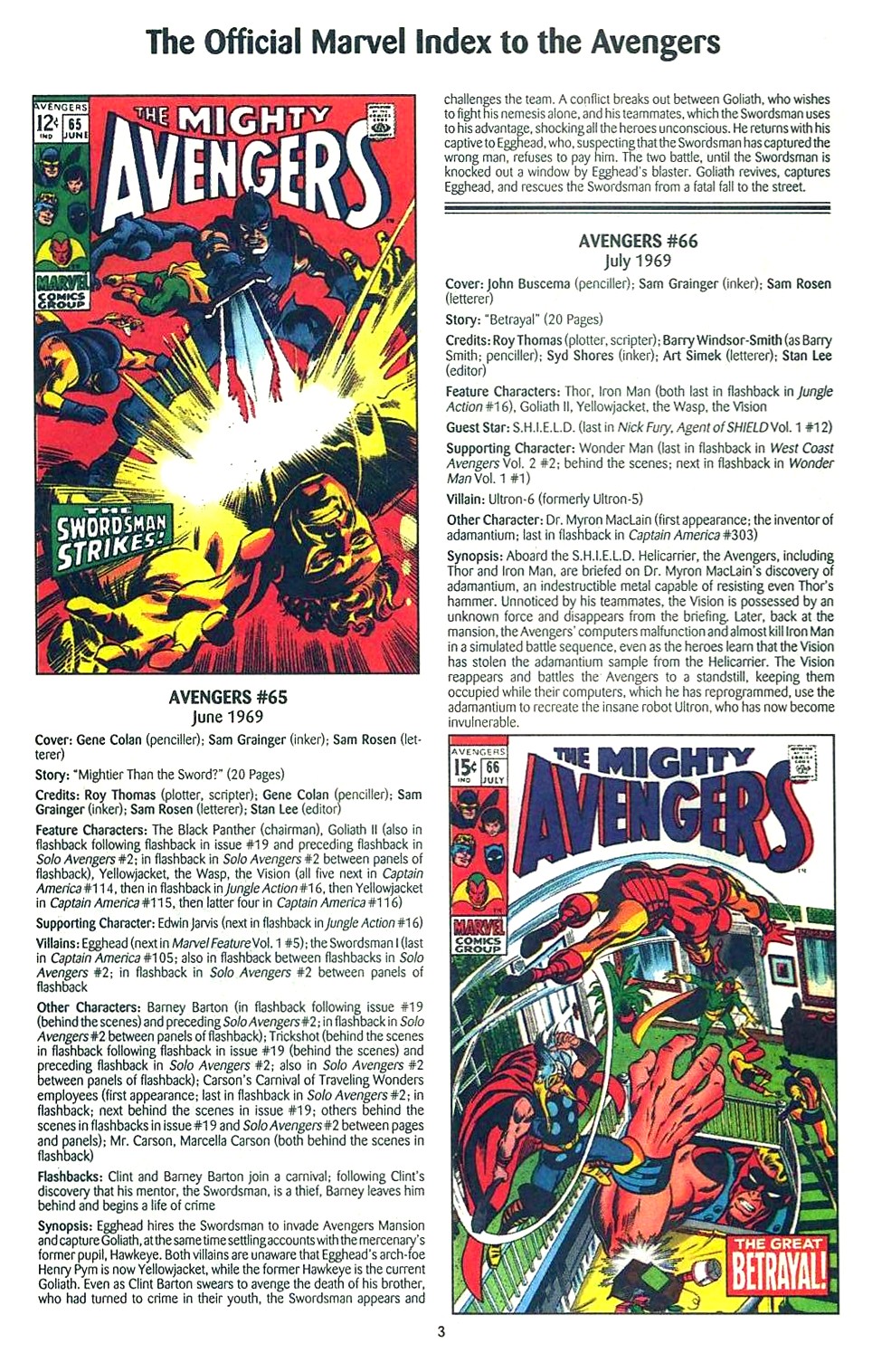Read online The Official Marvel Index to the Avengers comic -  Issue #2 - 5