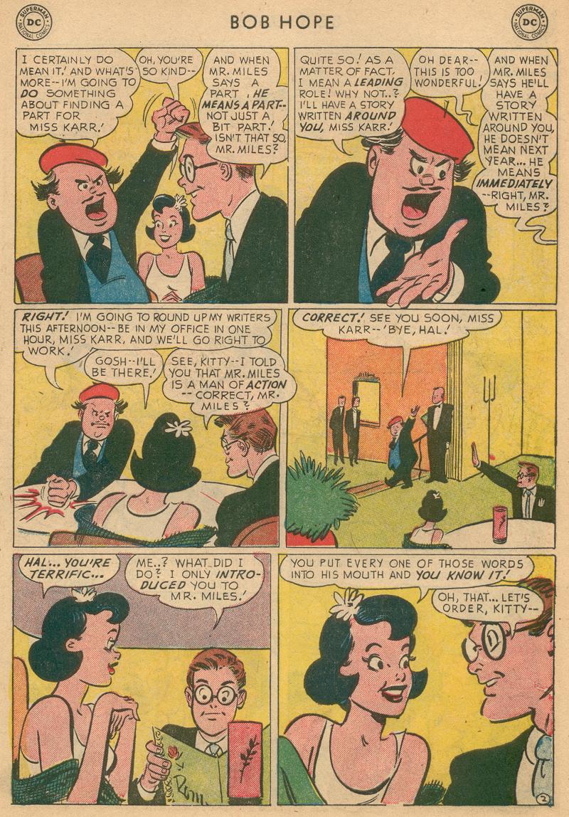 Read online The Adventures of Bob Hope comic -  Issue #18 - 37