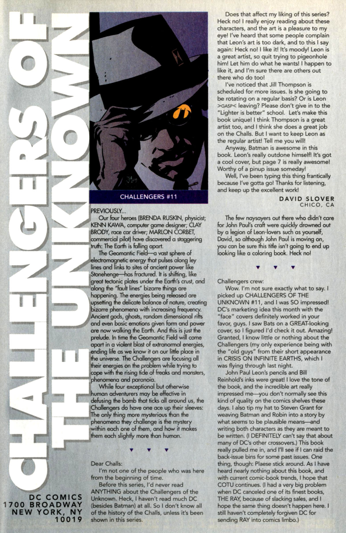 Read online Challengers of the Unknown (1997) comic -  Issue #14 - 33