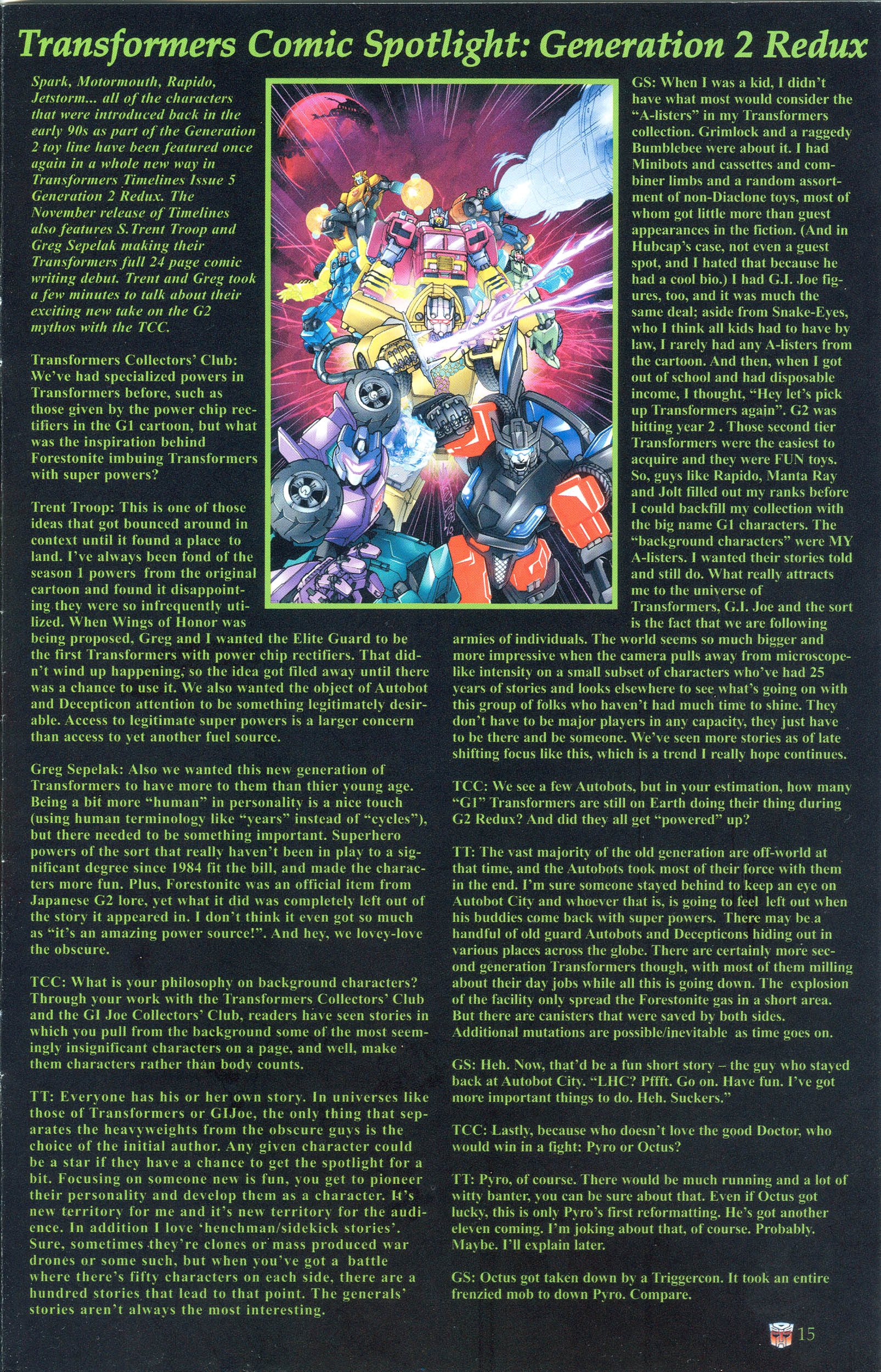 Read online Transformers: Collectors' Club comic -  Issue #36 - 15