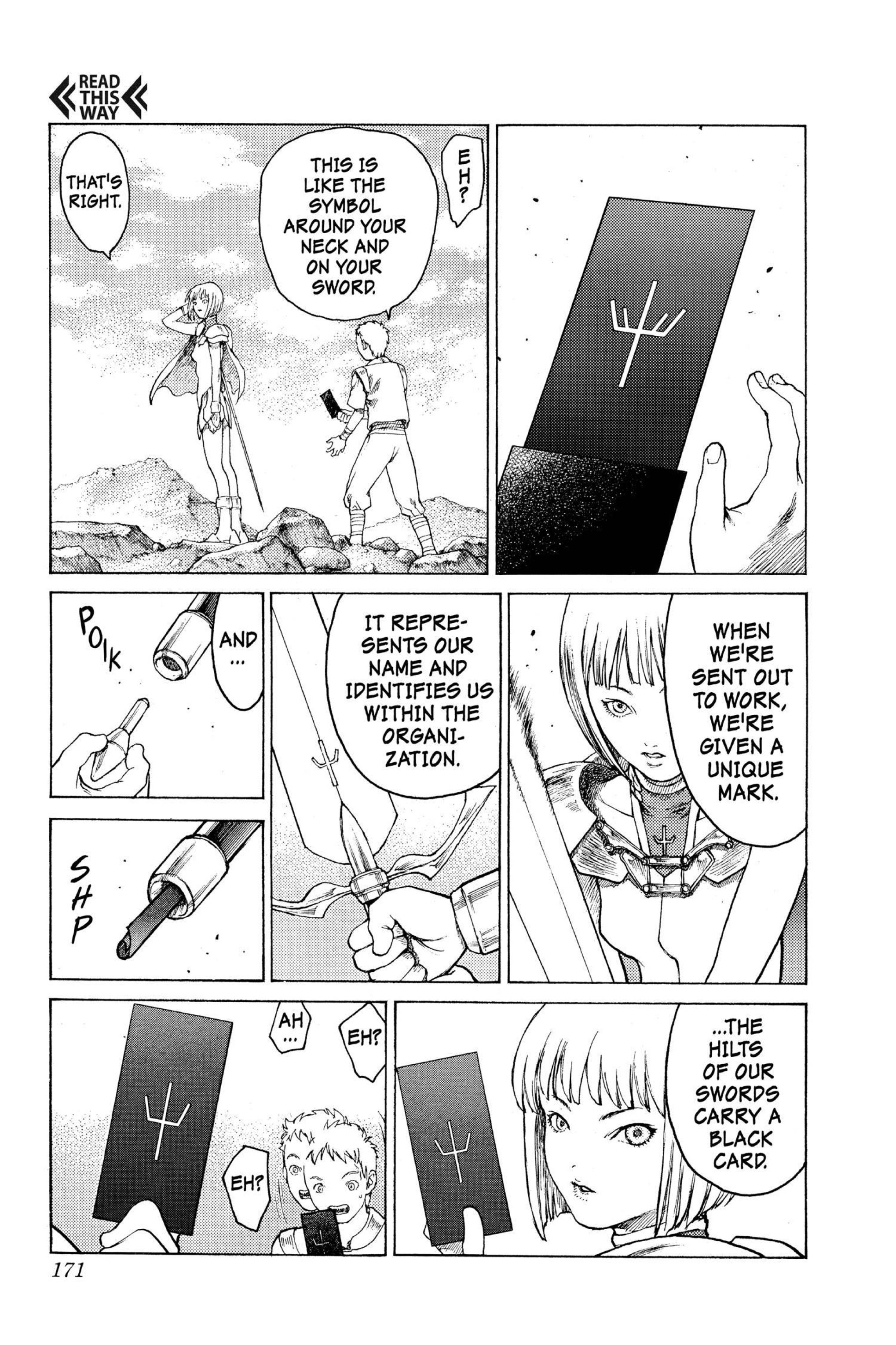 Read online Claymore comic -  Issue #1 - 139