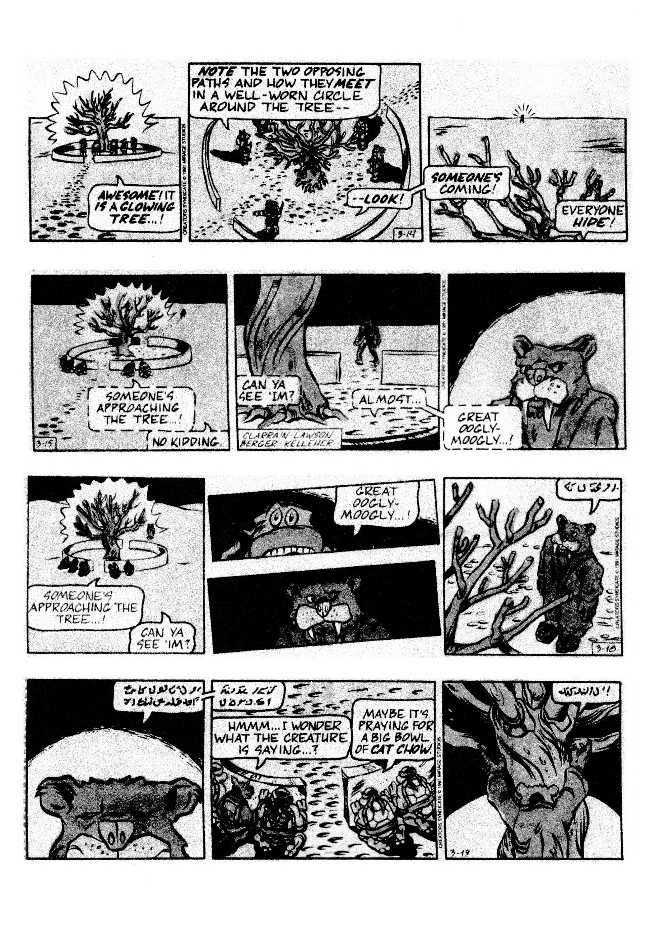Read online Teenage Mutant Ninja Turtles: Complete Newspaper Daily Comic Strip Collection comic -  Issue # TPB 2 (Part 1) - 30