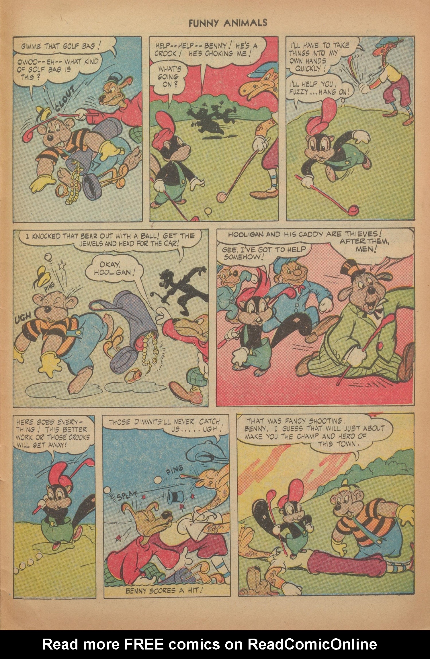 Read online Fawcett's Funny Animals comic -  Issue #51 - 31