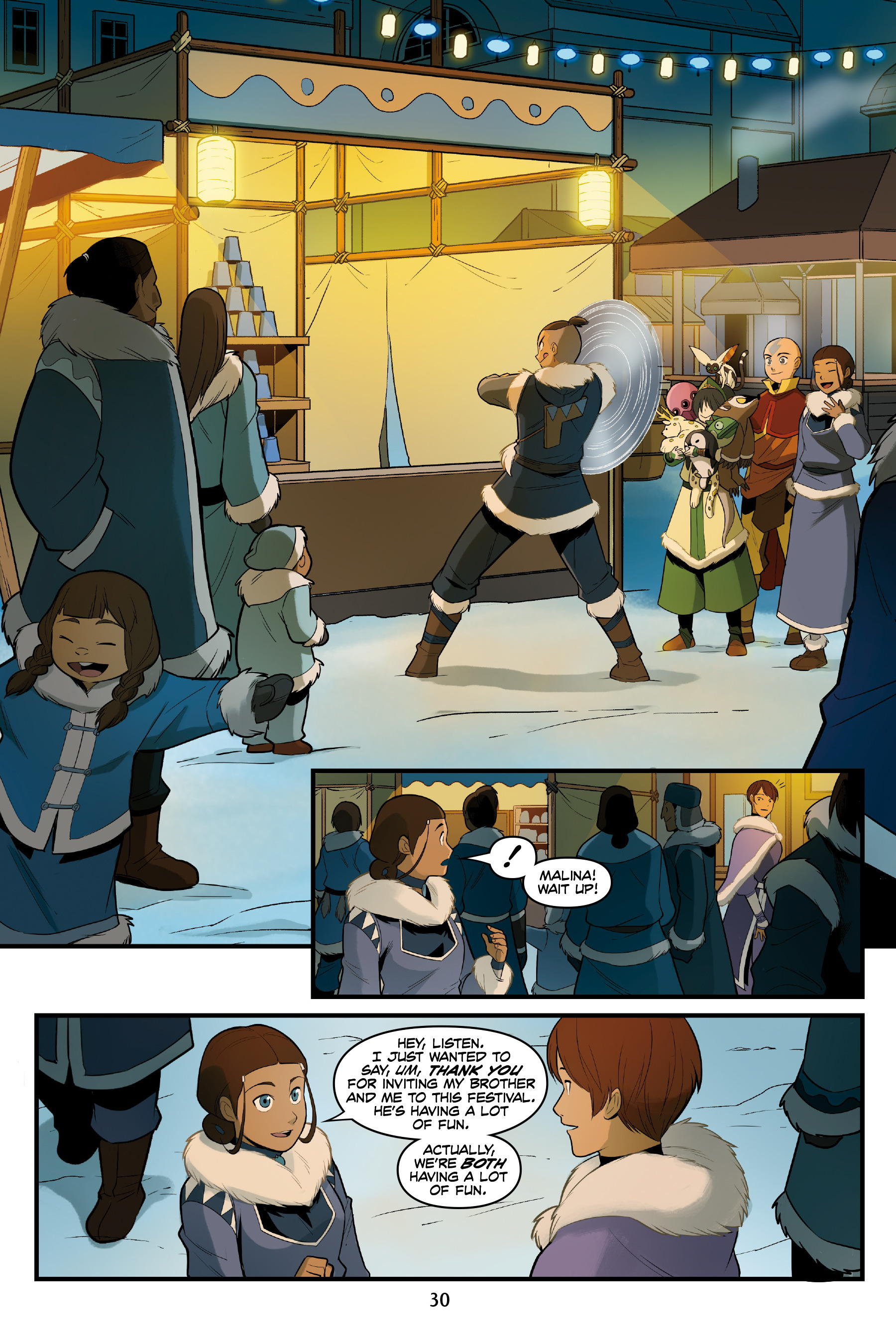 Read online Nickelodeon Avatar: The Last Airbender - North and South comic -  Issue #2 - 31