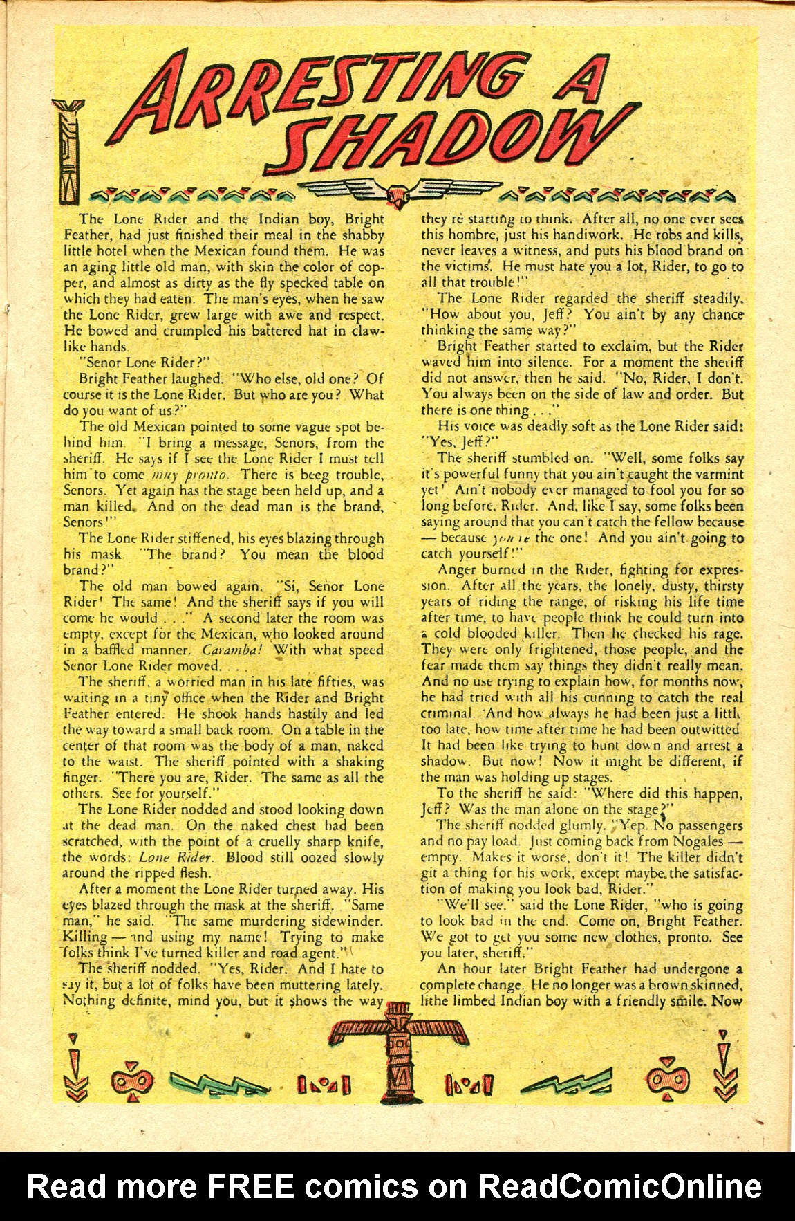 Read online The Lone Rider comic -  Issue #14 - 17