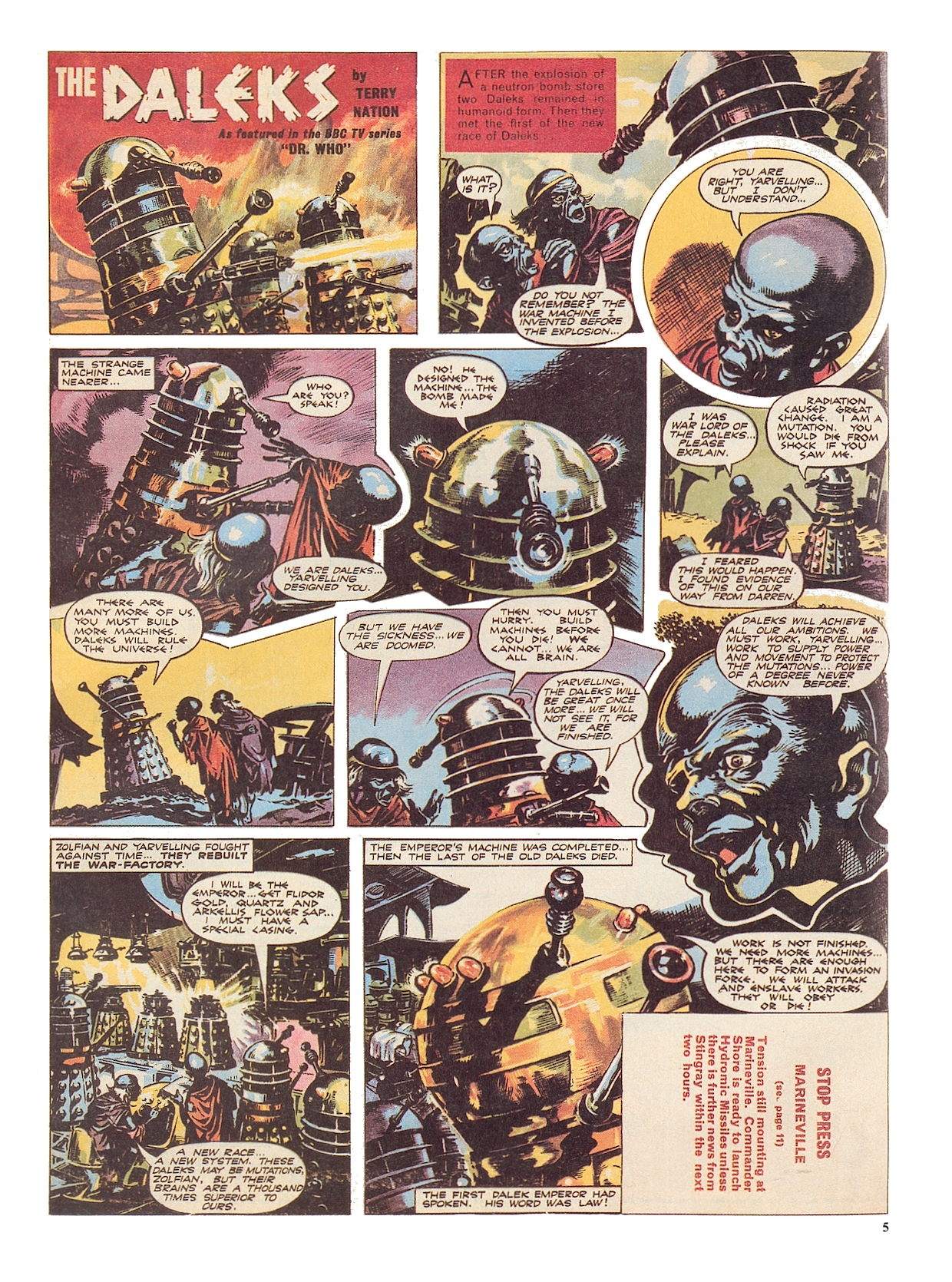 Read online Dalek Chronicles comic -  Issue # TPB - 5
