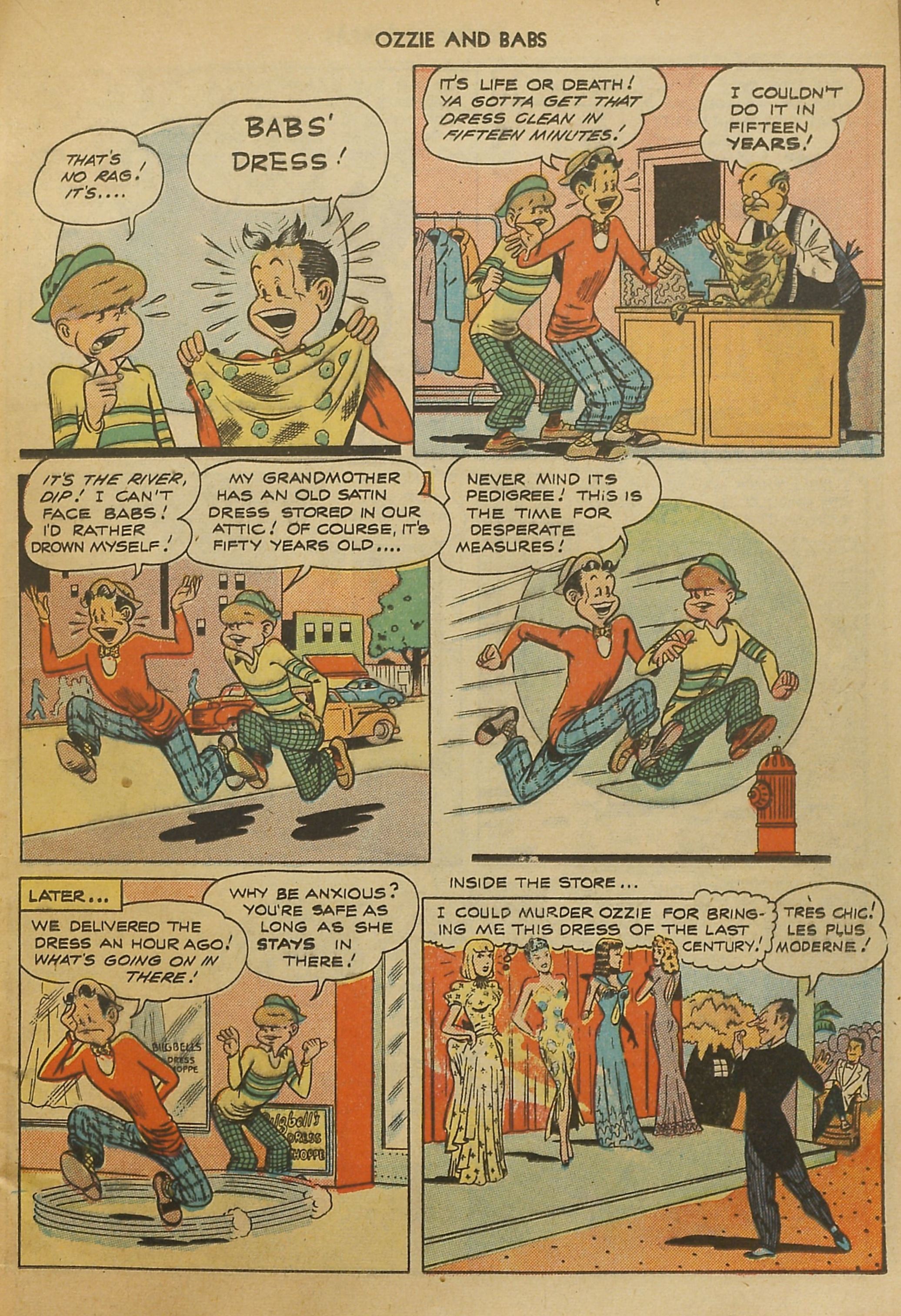 Read online Ozzie And Babs comic -  Issue #1 - 13