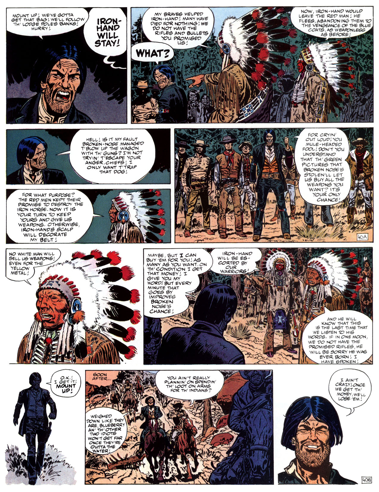 Read online Epic Graphic Novel: Lieutenant Blueberry comic -  Issue #2 - 44