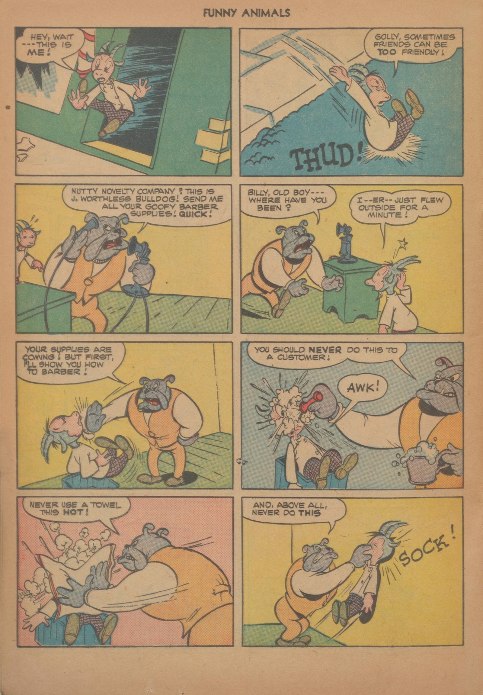 Read online Fawcett's Funny Animals comic -  Issue #70 - 20
