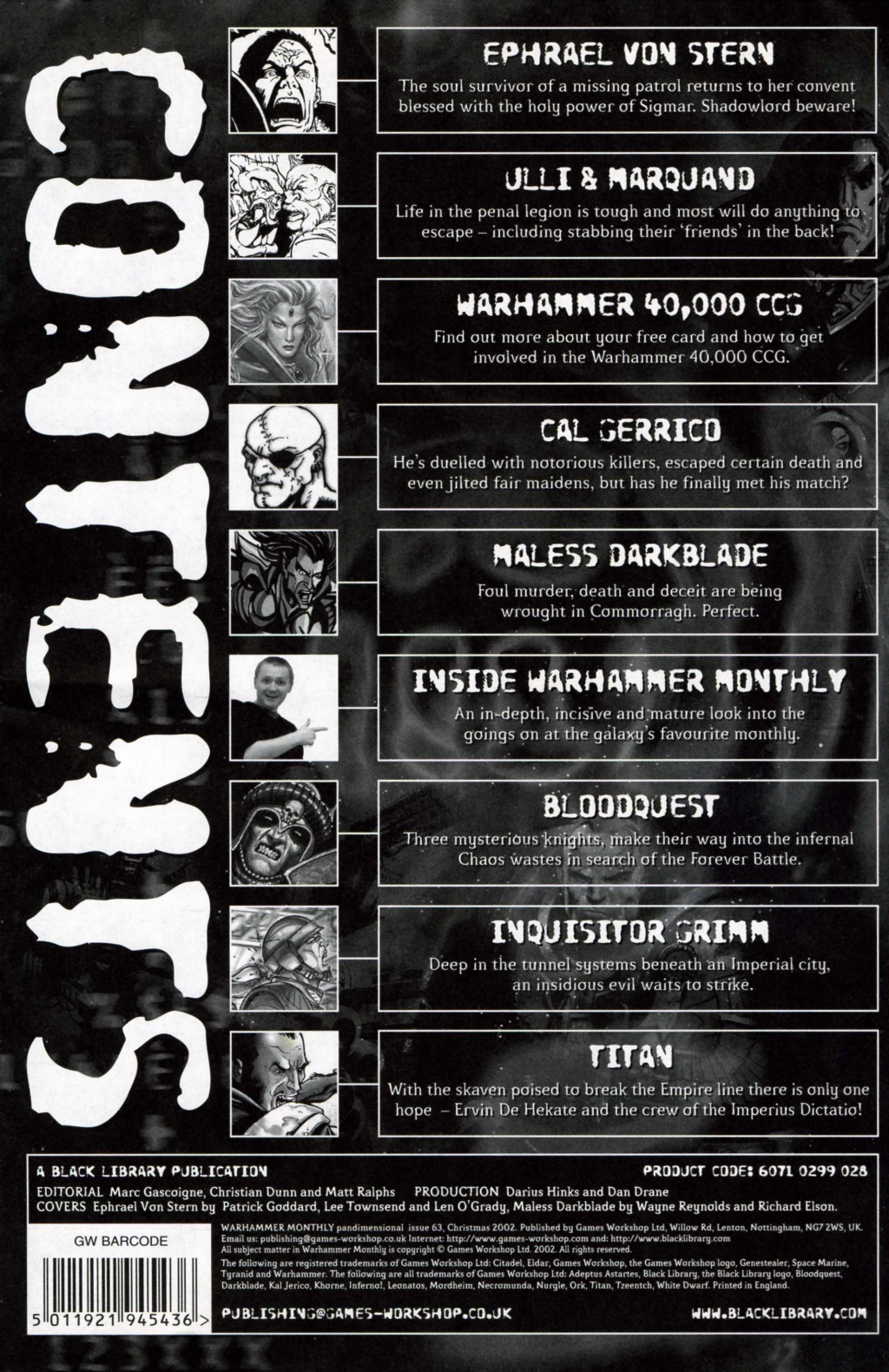 Read online Warhammer Monthly comic -  Issue #63 - 2