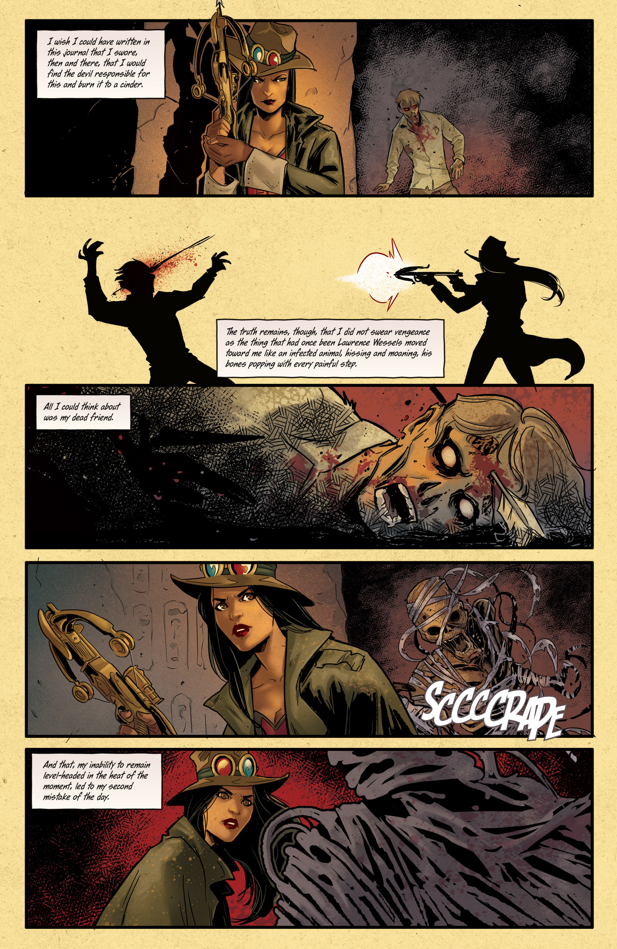 Read online Van Helsing vs The Mummy of Amun-Ra comic -  Issue #2 - 13