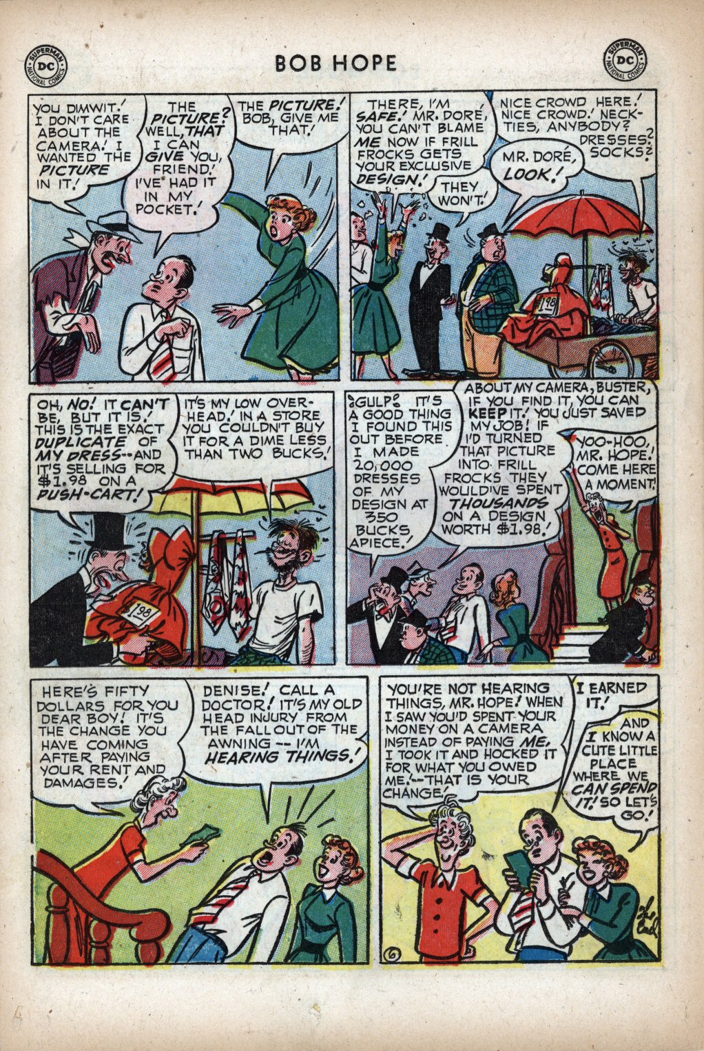Read online The Adventures of Bob Hope comic -  Issue #13 - 31