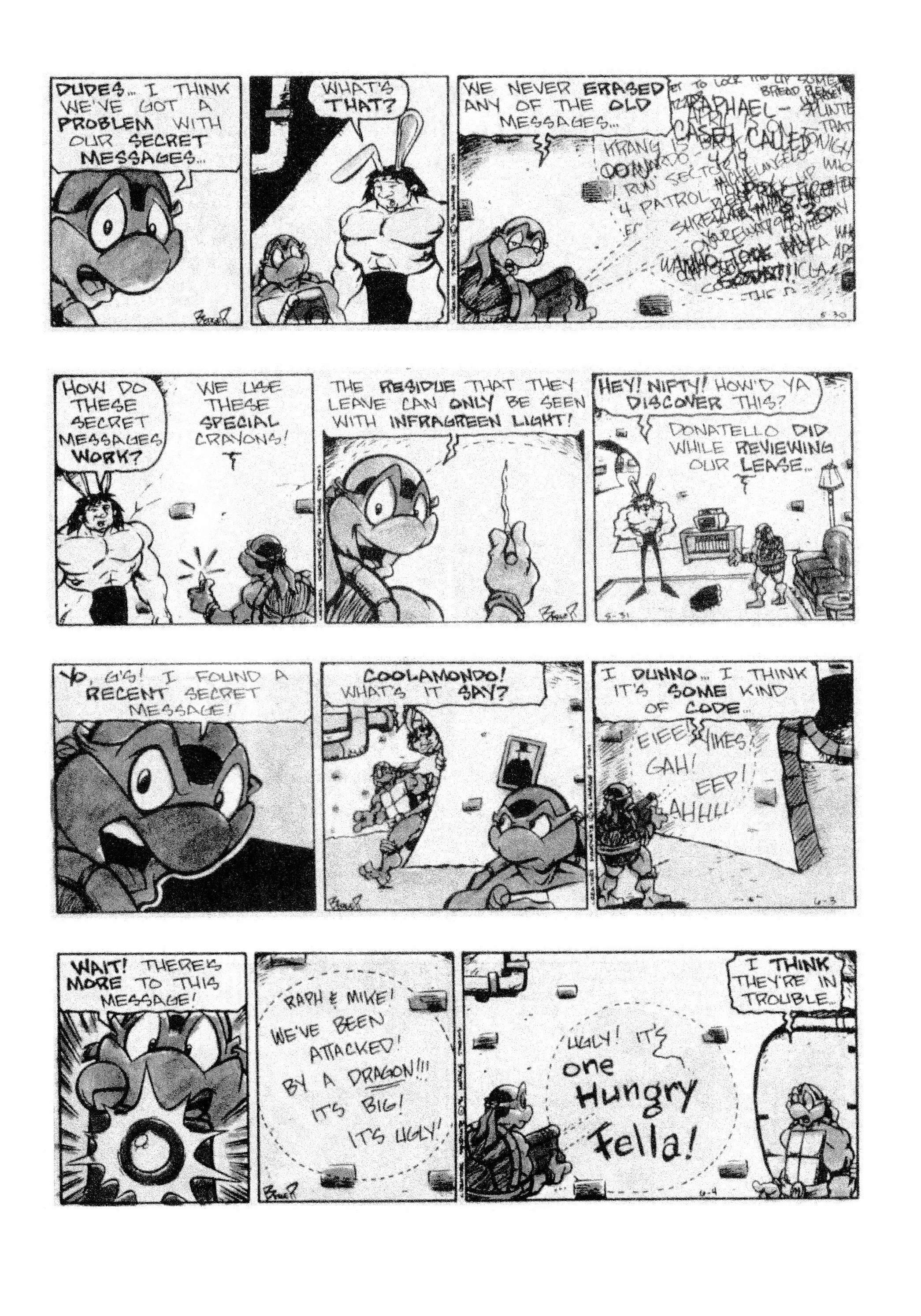 Read online Teenage Mutant Ninja Turtles: Complete Newspaper Daily Comic Strip Collection comic -  Issue # TPB 3 (Part 2) - 63