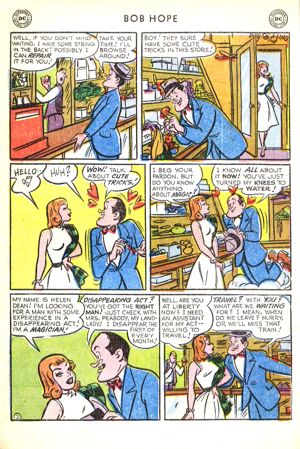 Read online The Adventures of Bob Hope comic -  Issue #30 - 4