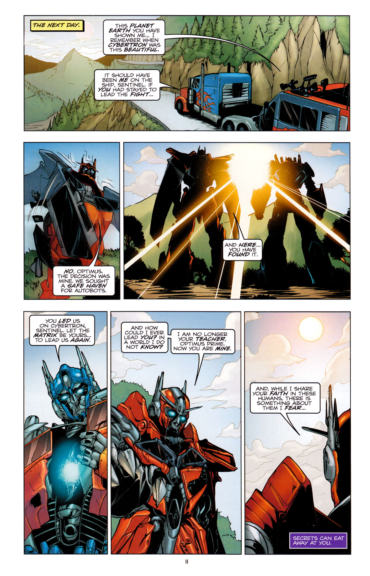 Read online Transformers: Dark of the Moon Movie Adaptation comic -  Issue #2 - 13
