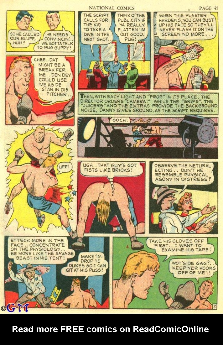 Read online National Comics comic -  Issue #18 - 47