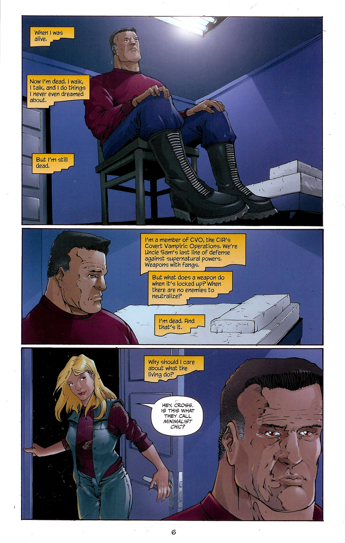 Read online CVO: Covert Vampiric Operations - African Blood comic -  Issue #1 - 7