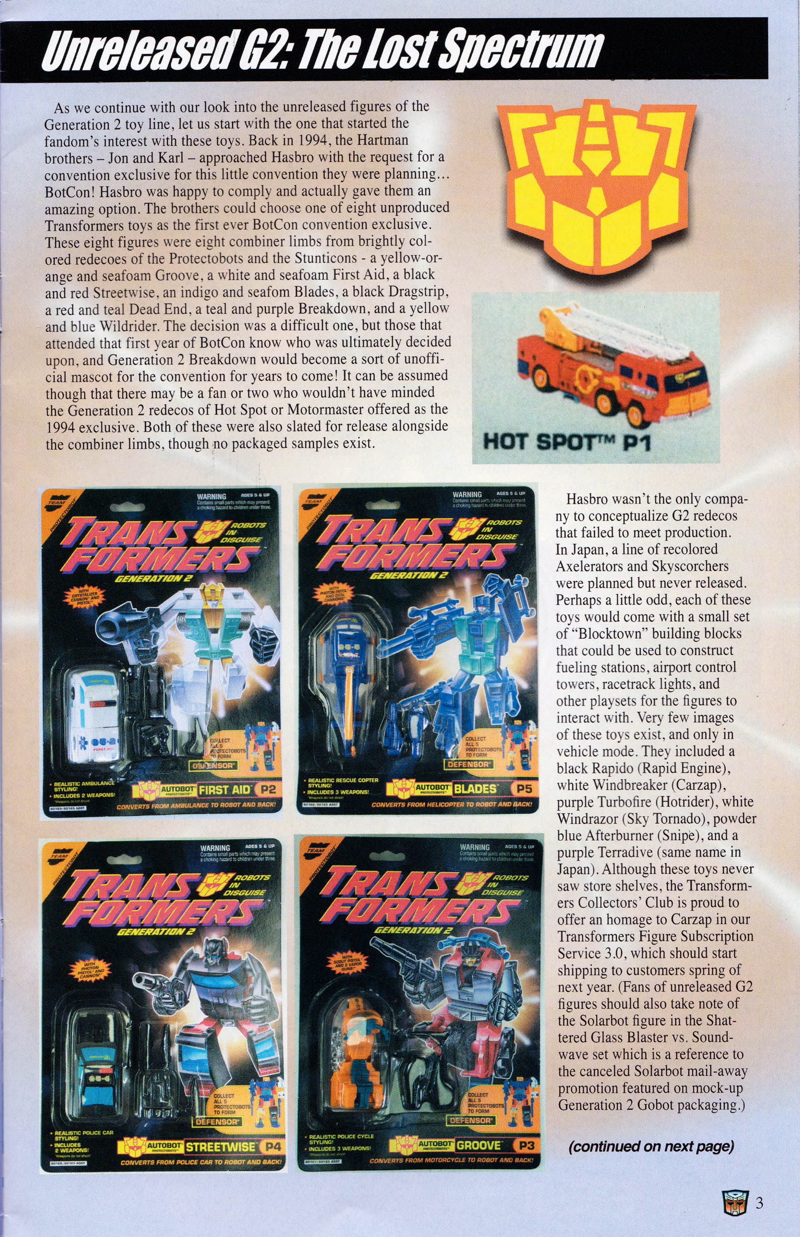 Read online Transformers: Collectors' Club comic -  Issue #60 - 3