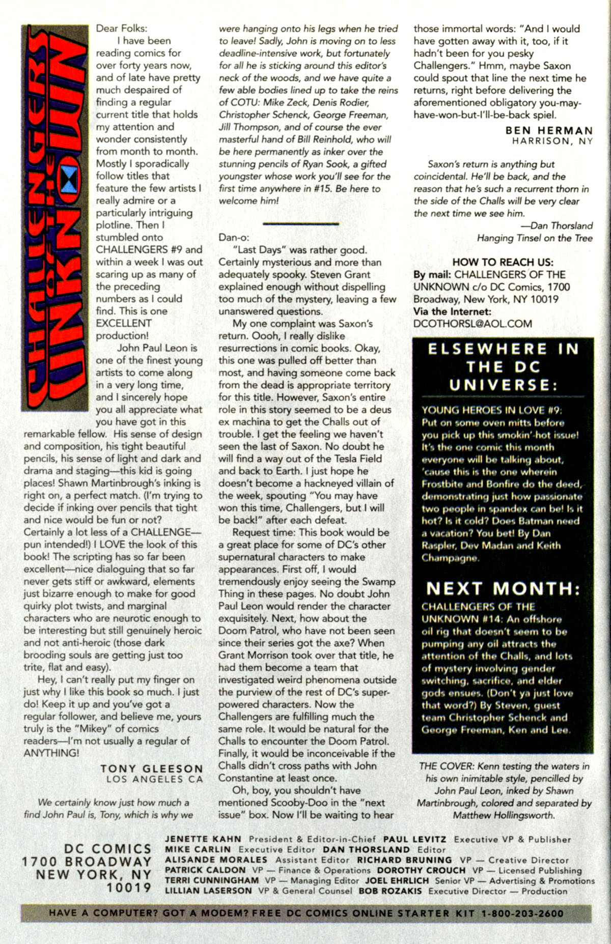 Read online Challengers of the Unknown (1997) comic -  Issue #13 - 32