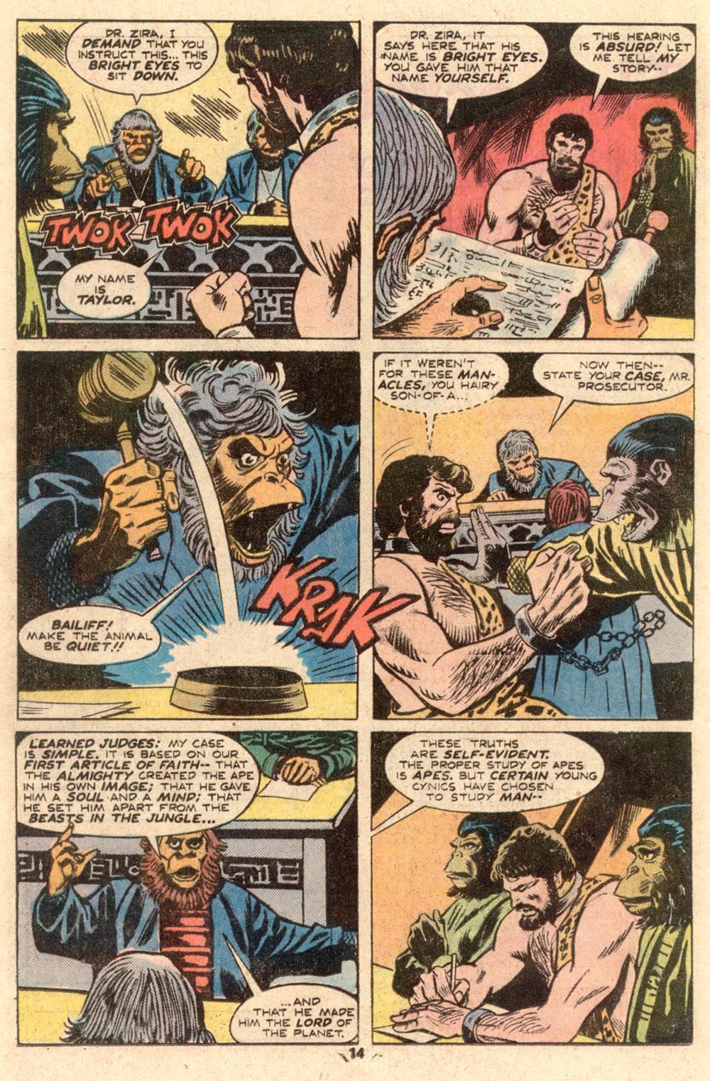 Read online Adventures on the Planet of the Apes comic -  Issue #4 - 9