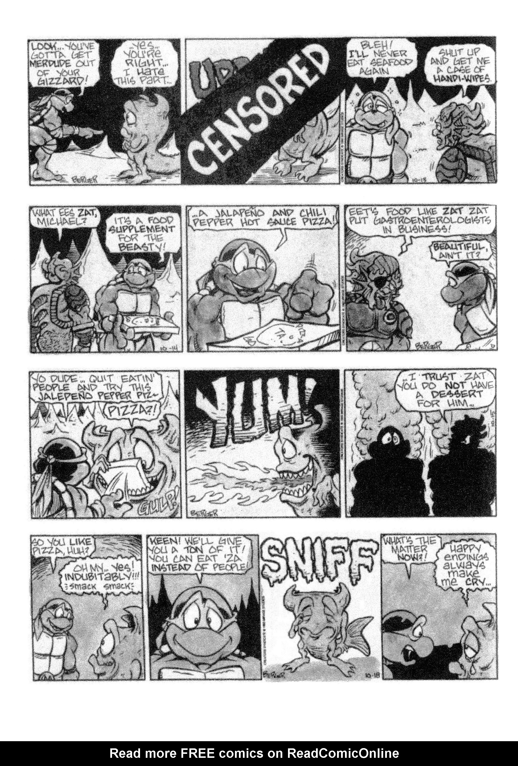 Read online Teenage Mutant Ninja Turtles: Complete Newspaper Daily Comic Strip Collection comic -  Issue # TPB 2 (Part 2) - 103